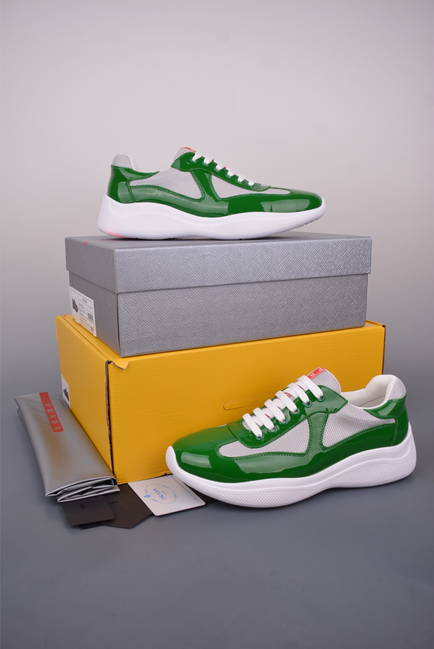 Prada Trainer Sneakers - Italian Leather, Retro Inspiration, Superior Comfort 6 i1750031243765 6490 0 4