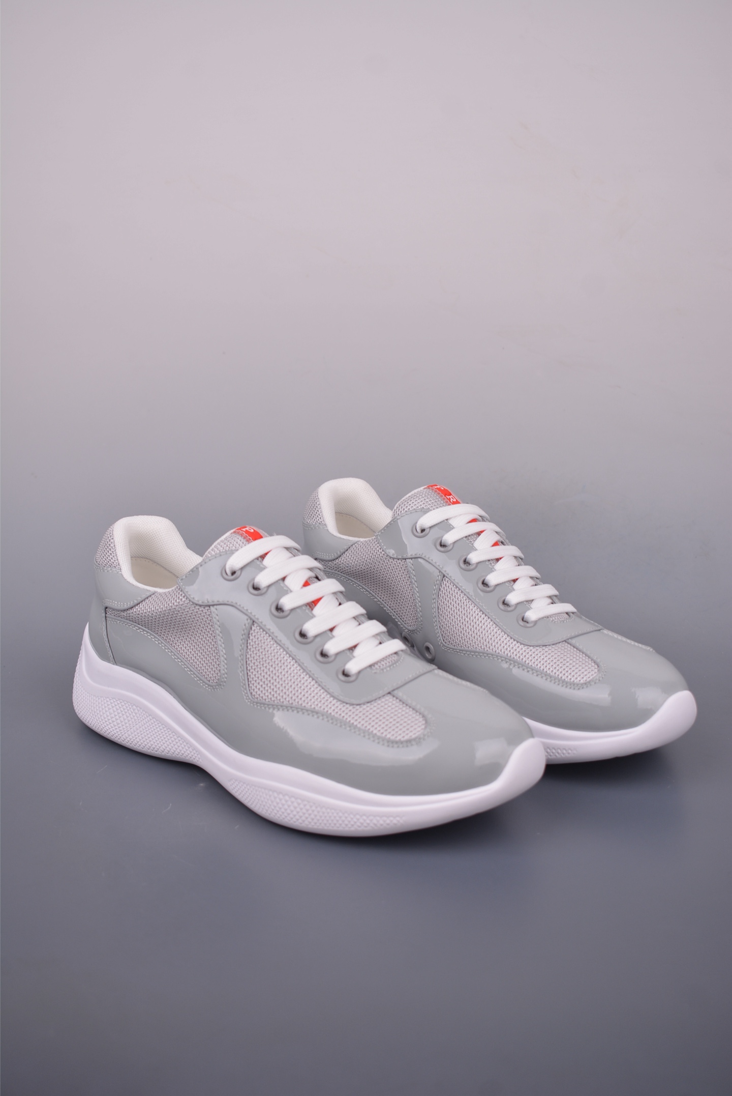 Prada Trainer Sneakers in Gray Italian Leather - Comfortable & Stylish 1 i1750031294201 6420 0 0