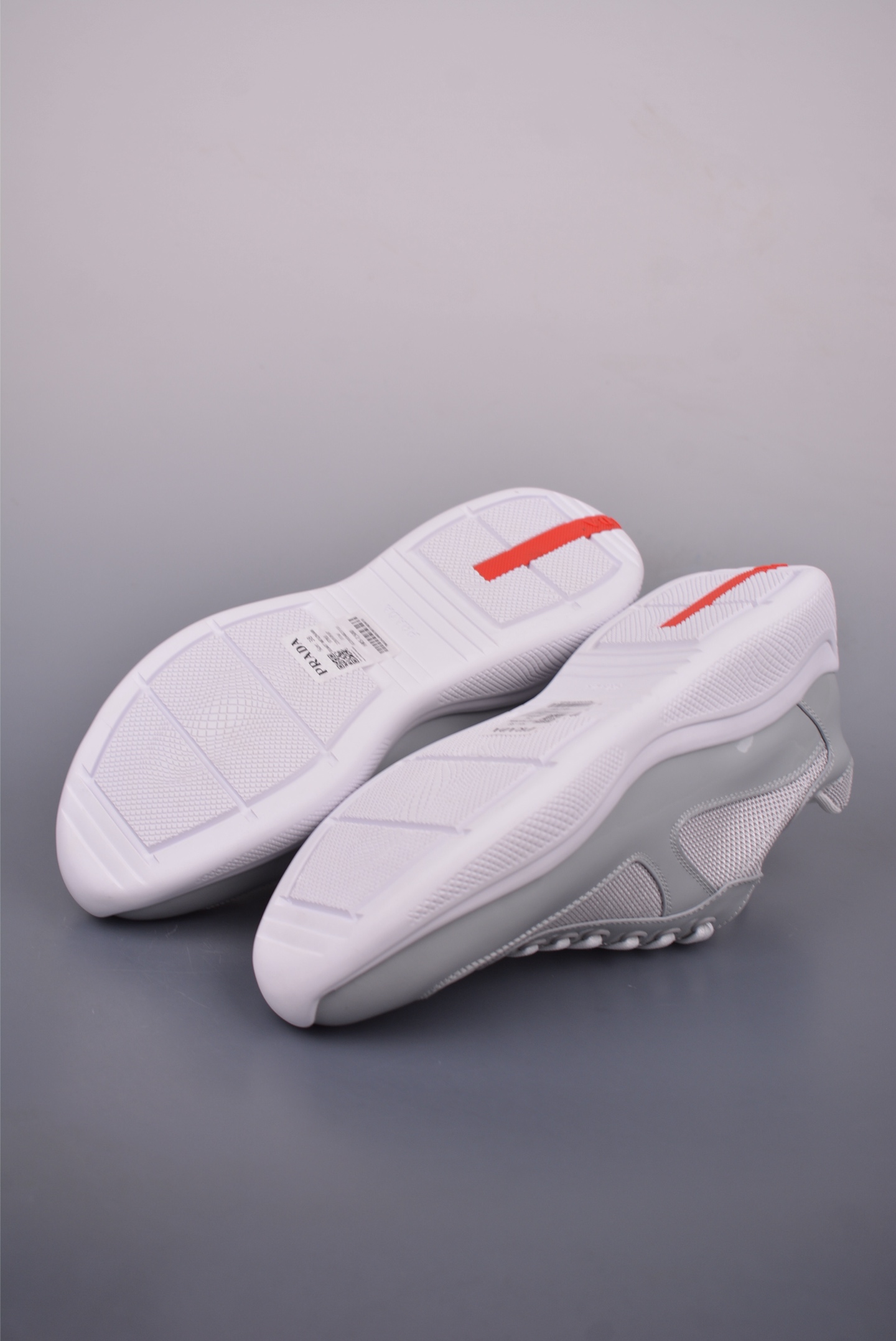 Prada Trainer Sneakers in Gray Italian Leather - Comfortable & Stylish 3 i1750031294225 4010 0 2