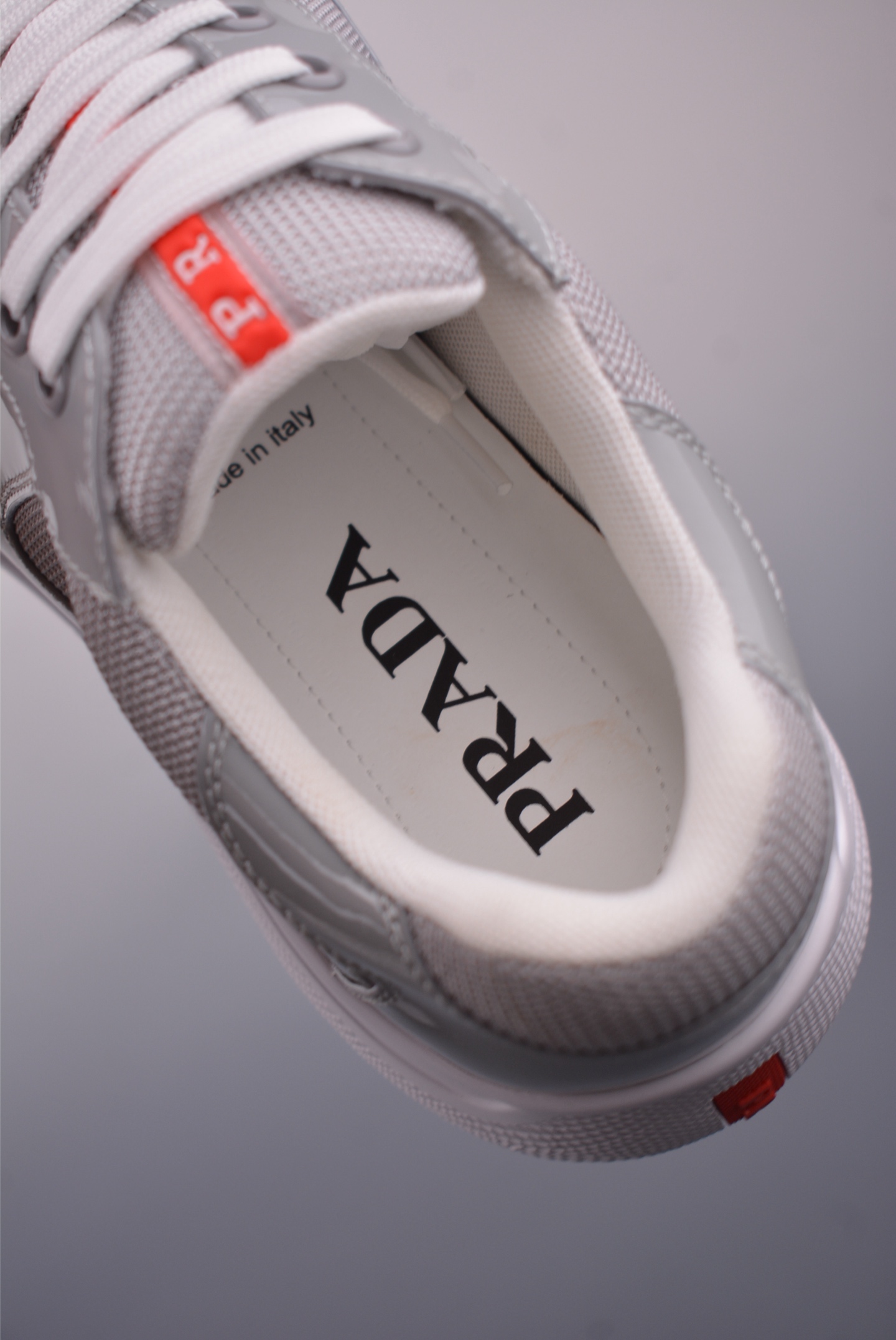 Prada Trainer Sneakers in Gray Italian Leather - Comfortable & Stylish 9 i1750031294233 417 0 8