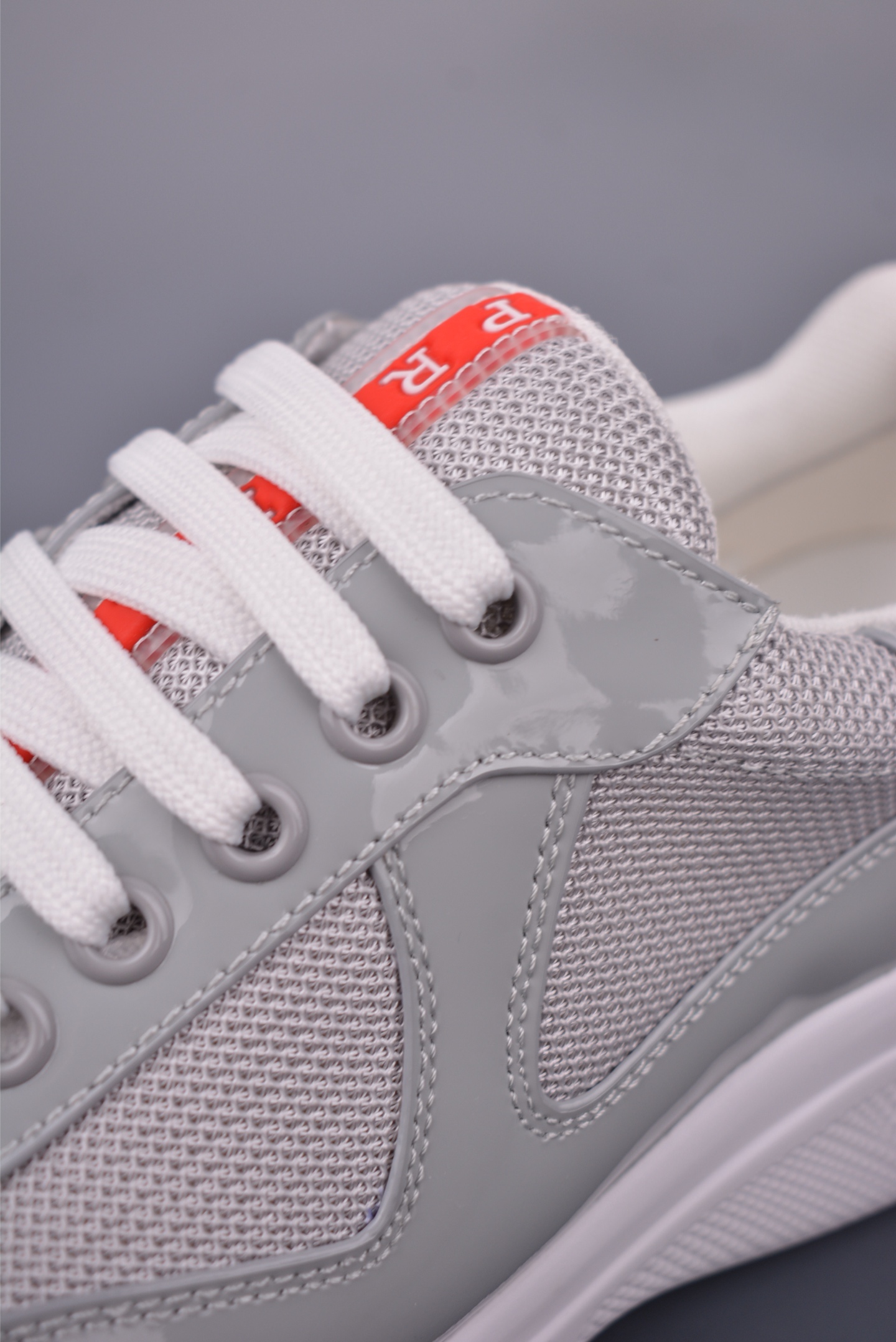 Prada Trainer Sneakers in Gray Italian Leather - Comfortable & Stylish 7 i1750031298740 1948 0 6