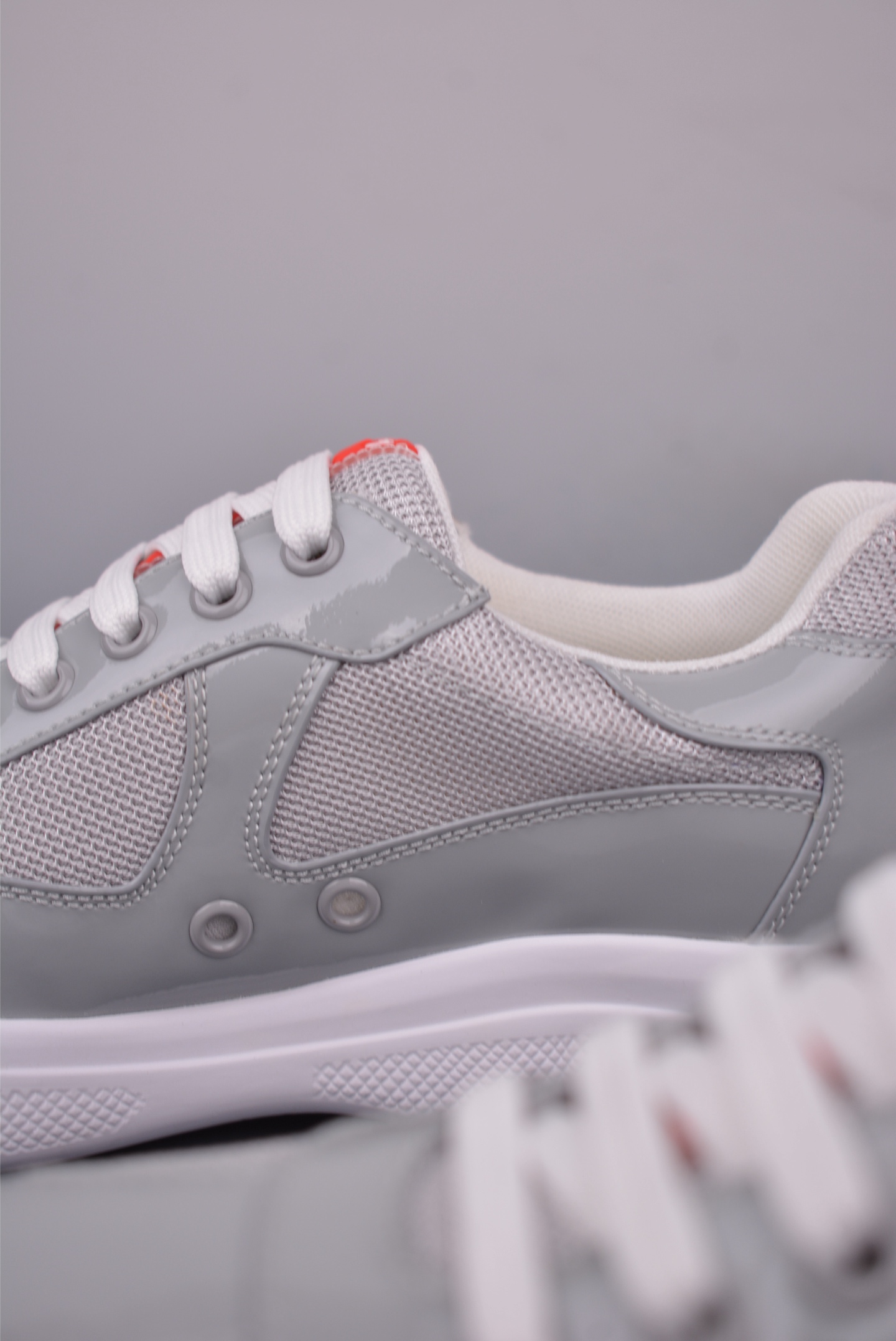 Prada Trainer Sneakers in Gray Italian Leather - Comfortable & Stylish 8 i1750031298769 1787 0 7
