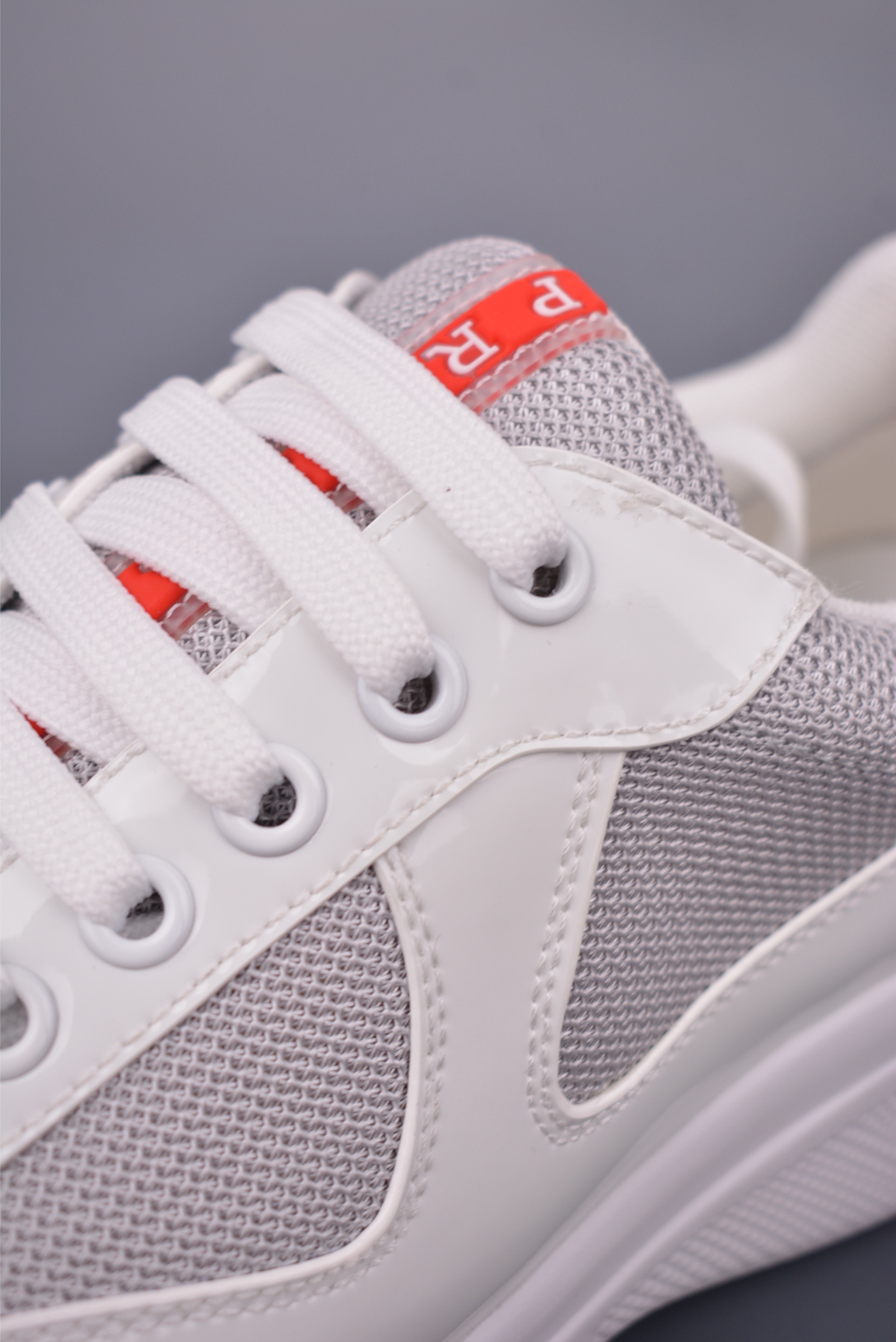 Prada Trainer Sneakers in White Leather and Mesh - Comfortable Style 7 i1750031329870 2301 0 6