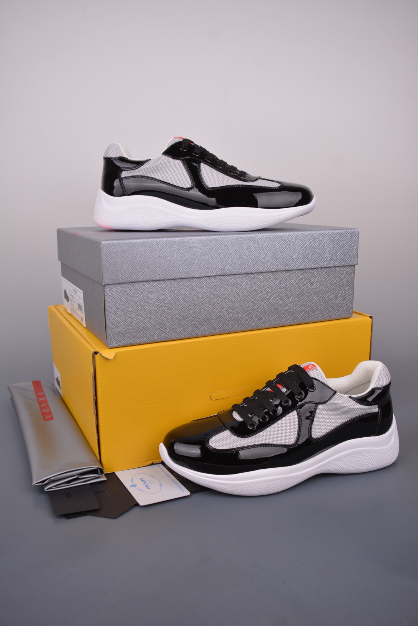 PRADA普拉达 广东大厂品质 专柜同步 鞋面意大利进口牛皮面料 AJ3390