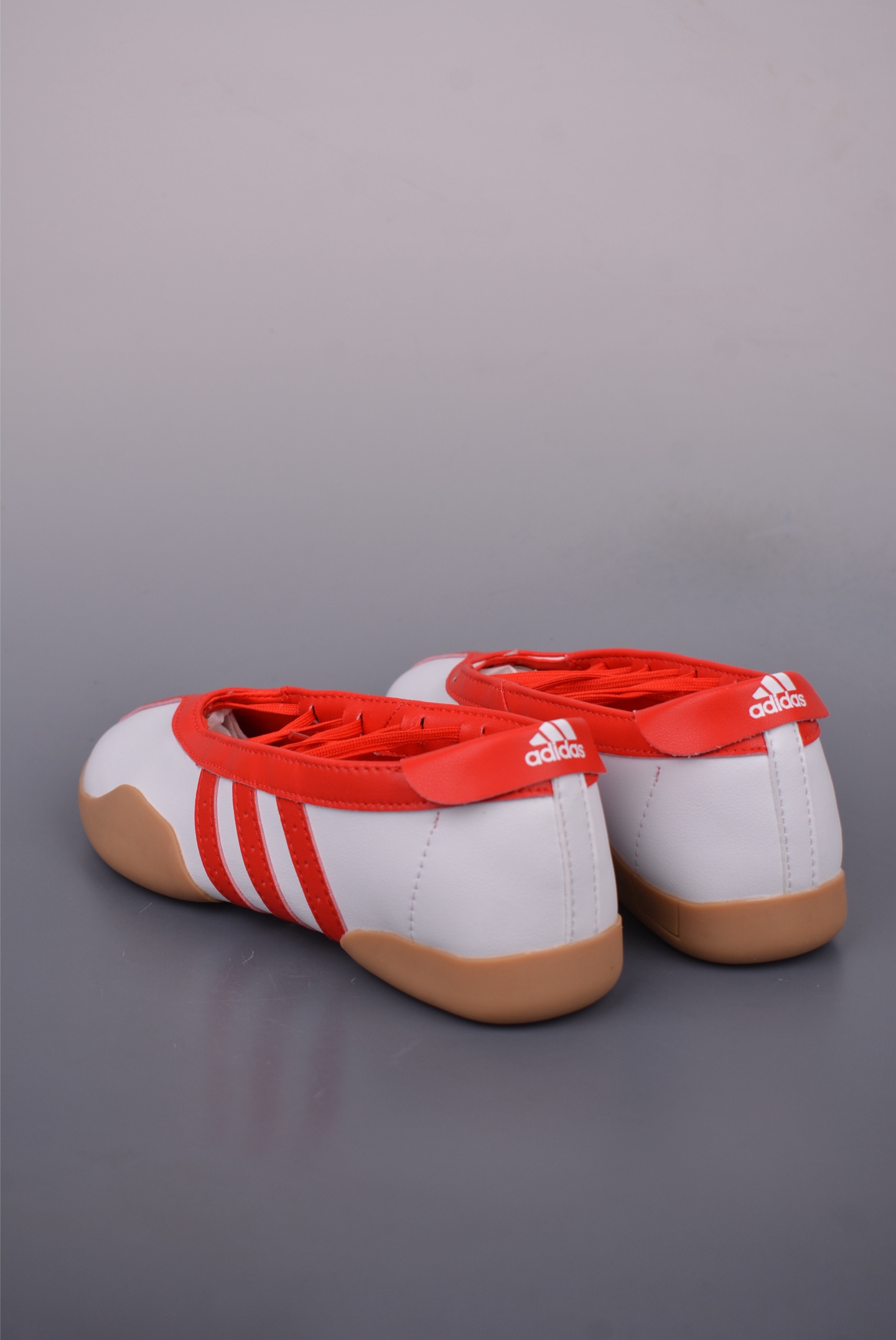 Adidas Taekwondo MEI White/Red Ballet-Style Sneakers - Laceless, Comfortable 2 i1750104225453 5513 0 1