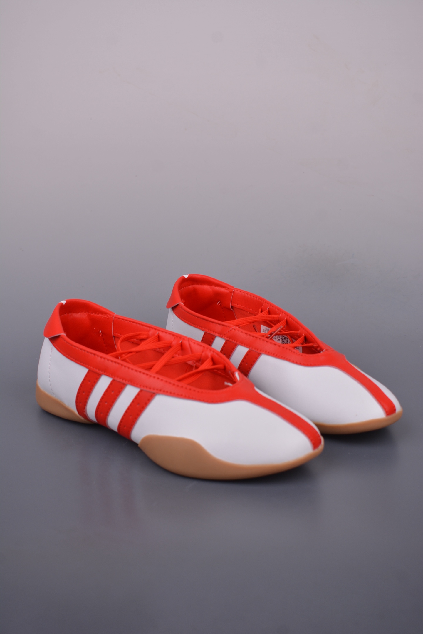 Adidas Taekwondo MEI White/Red Ballet-Style Sneakers - Laceless, Comfortable 1 i1750104226802 6526 0 0