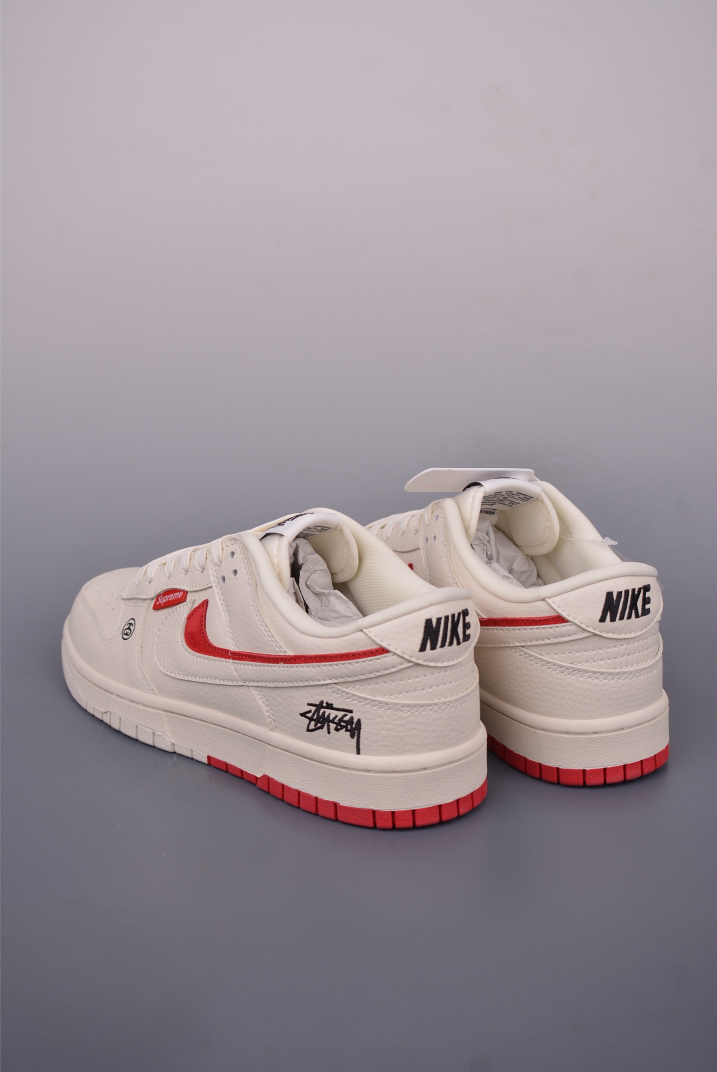 Nike SB Dunk Low Stussy Cream Red Sneakers - Limited Edition Style 2 i1750113525280 266 0 1