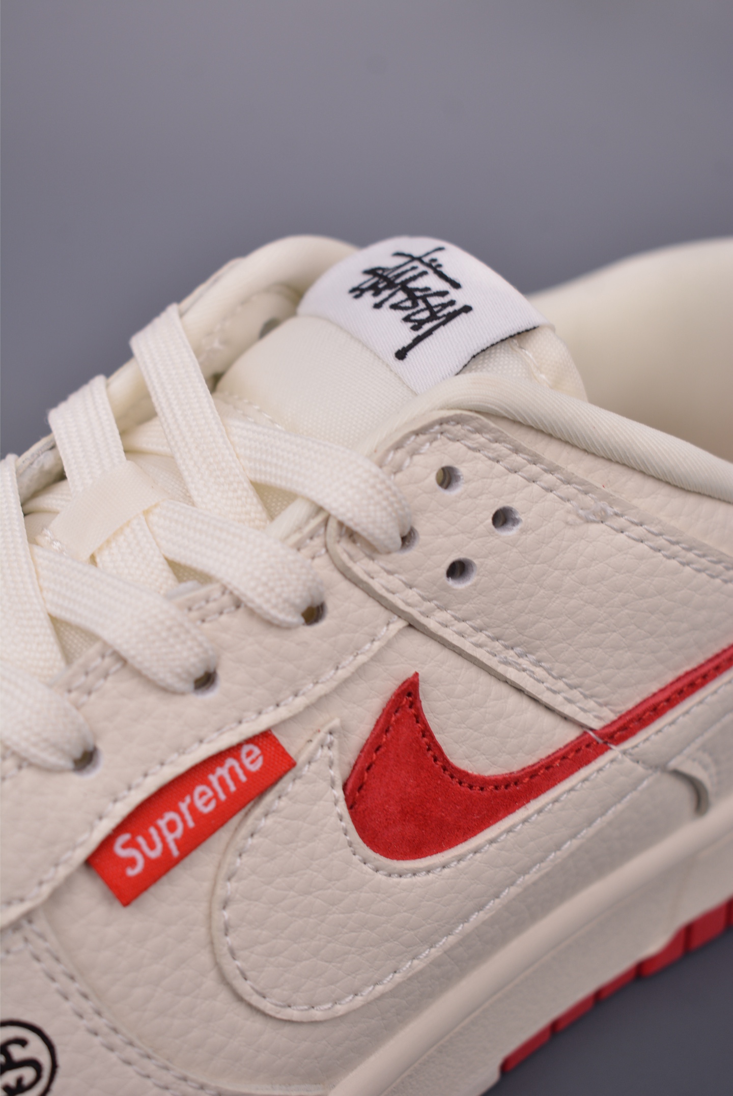 Nike SB Dunk Low Stussy Cream Red Sneakers - Limited Edition Style 7 i1750113526755 2872 0 6