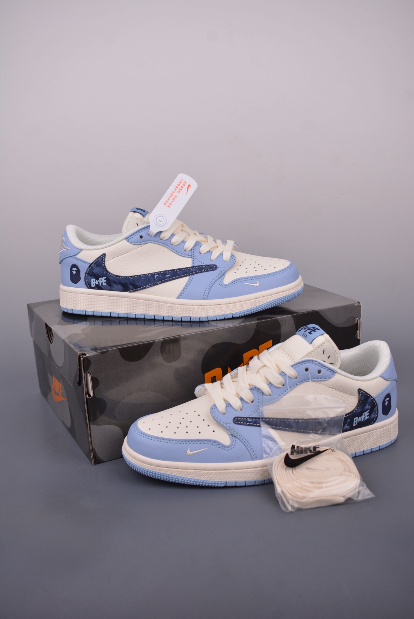 Bape x Travis Scott Air Jordan 1 Low Collab Sneakers - Limited Edition 5 i1750113699199 3605 0 4
