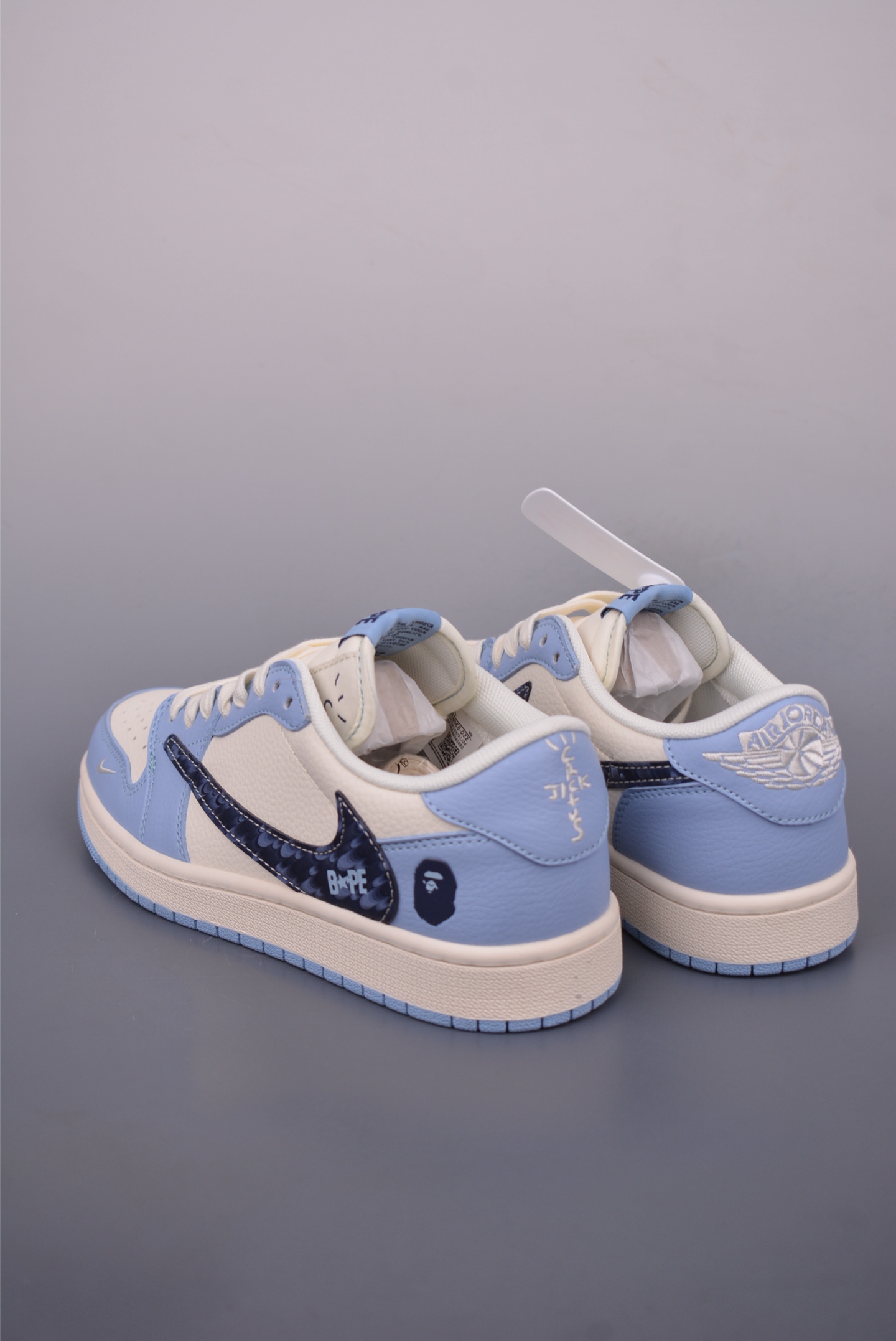 Bape x Travis Scott Air Jordan 1 Low Collab Sneakers - Limited Edition 2 i1750113700504 8523 0 1