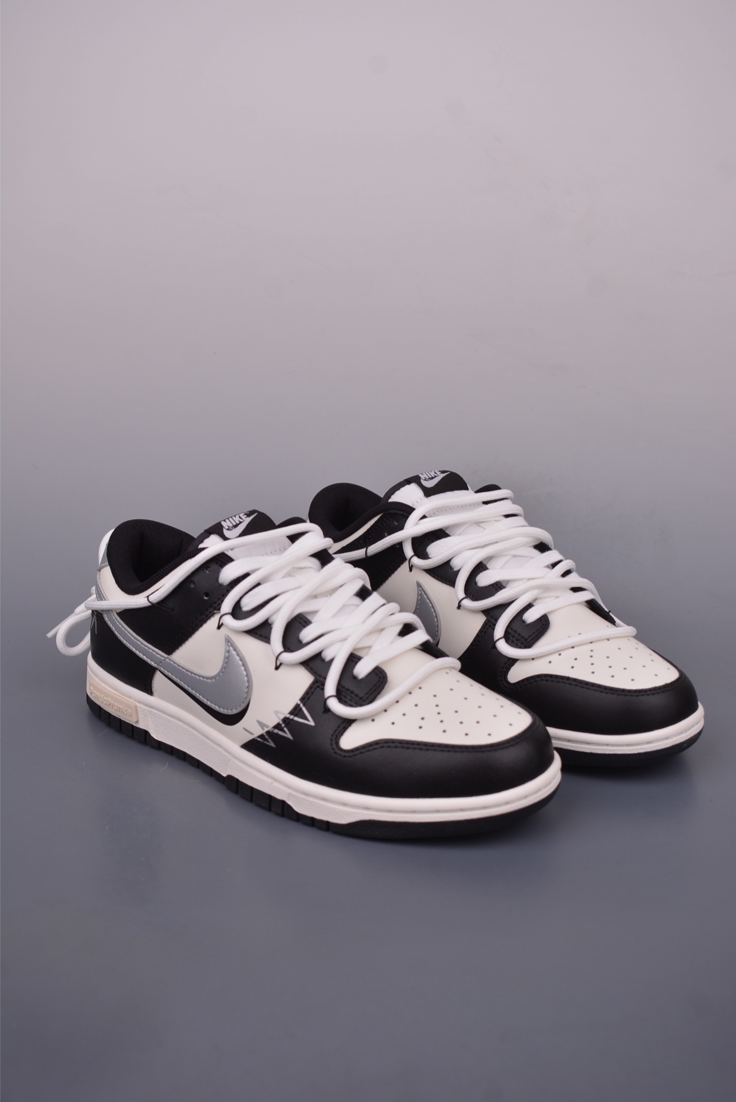 Nike SB Dunk Low XX Black and White Deconstructed Laces Shoes - Premium Quality 2 i1750202847615 1942 0 0