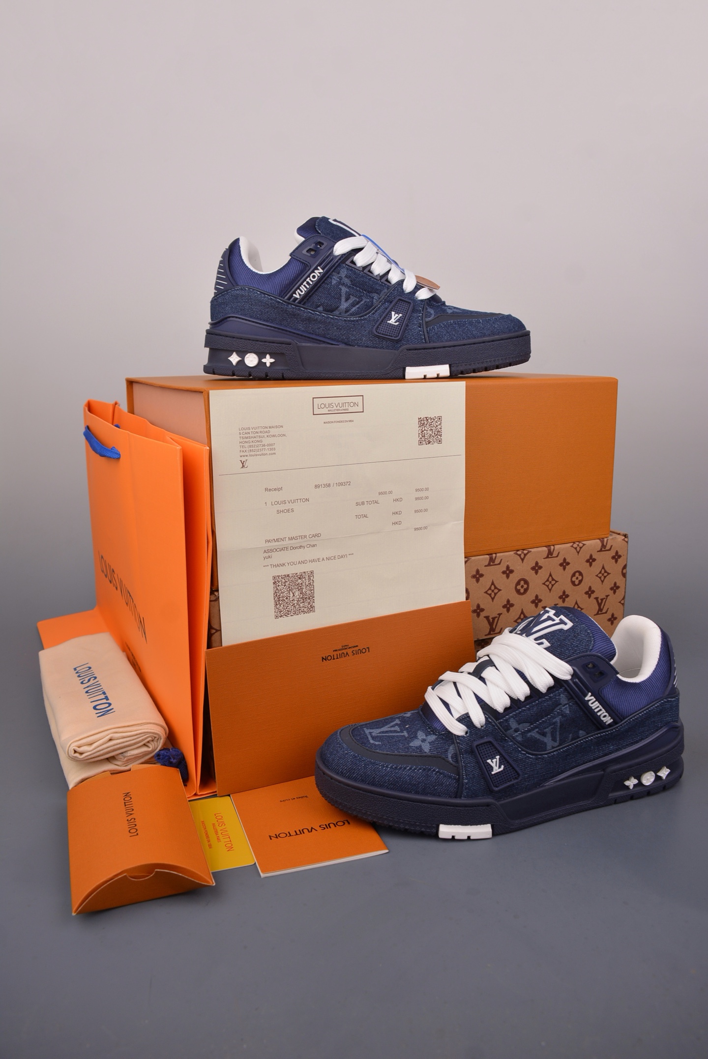 Louis Vuitton Trainer Sneakers - Denim Monogram, Limited Edition, Size 39-45 5 i1750203275451 7939 0 4