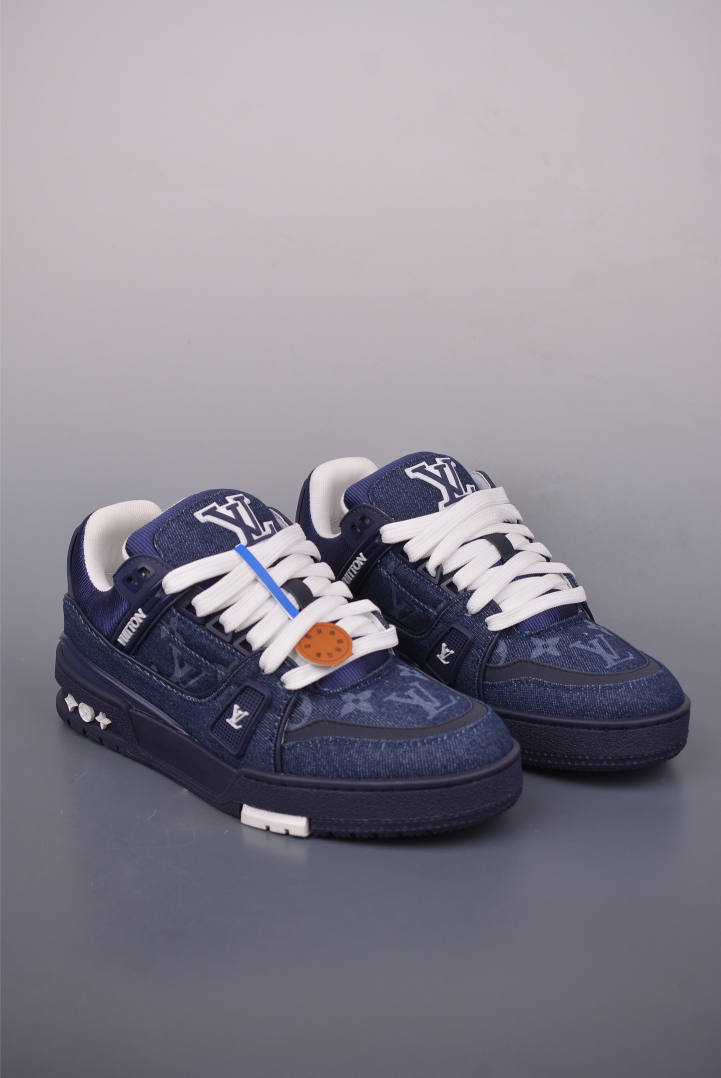 Louis Vuitton Trainer Sneakers - Denim Monogram, Limited Edition, Size 39-45 1 i1750203275516 8037 0 0