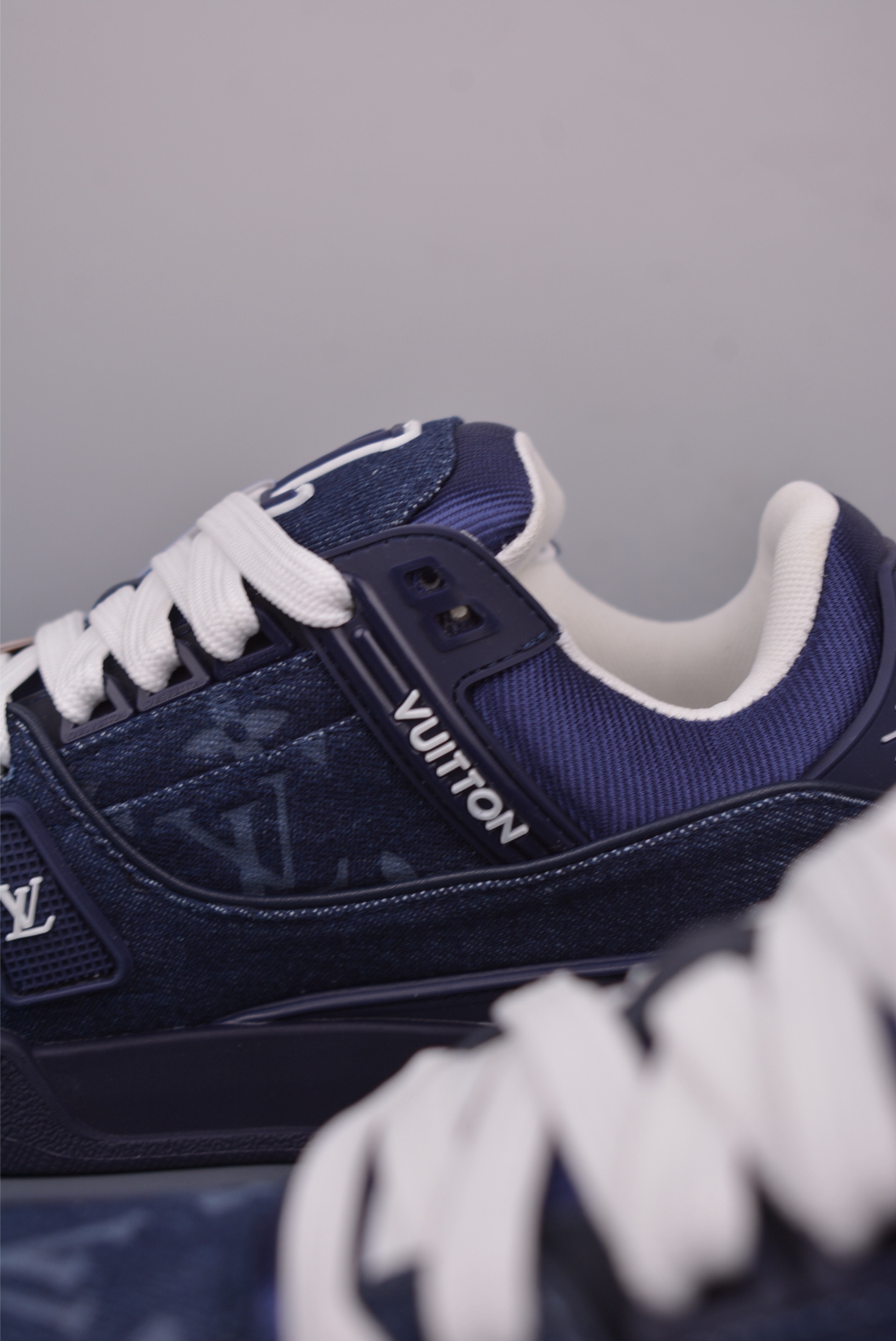 Louis Vuitton Trainer Sneakers - Denim Monogram, Limited Edition, Size 39-45 8 i1750203278701 8748 0 7