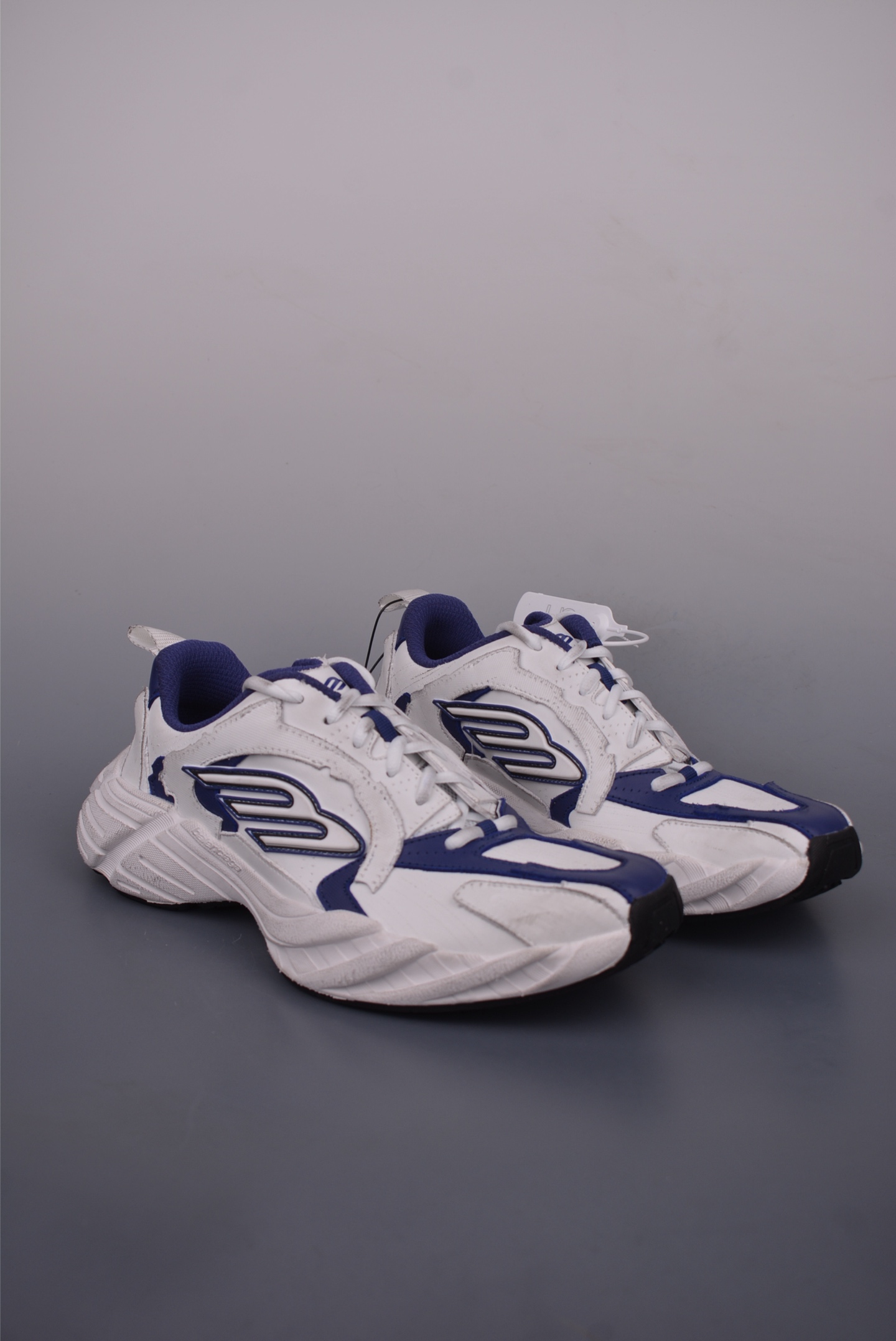 Balenciaga White & Blue Sneakers with Original Box, Perfect Fit & Comfort 1 i1750282539582 9376 0 0