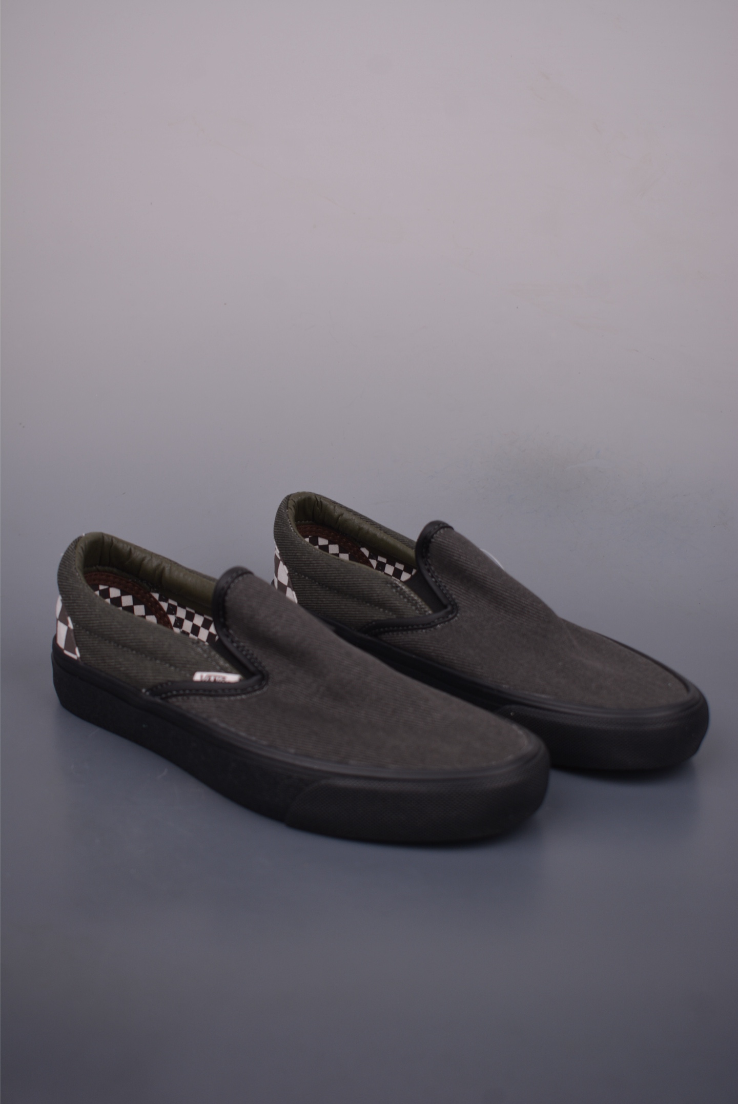 Vainl Archive x Vans Slip-On Denim Loafers - Black/Brown Checkerboard, Size 35-44 2 i1750284169698 7670 0 0