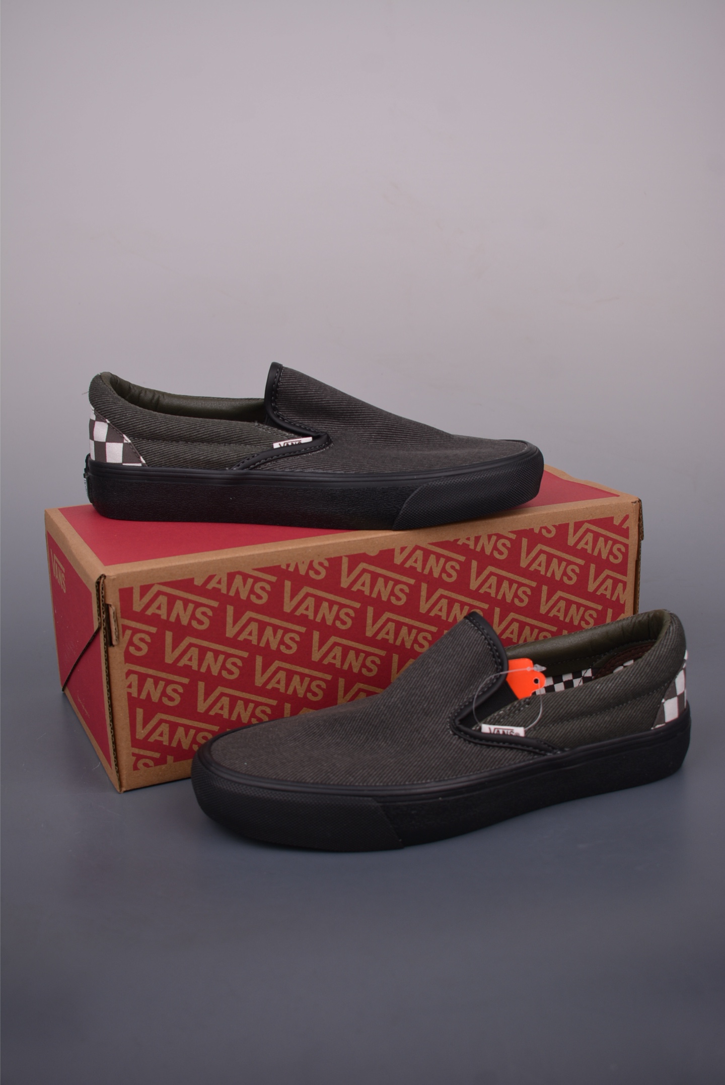 Vainl Archive x Vans Slip-On Denim Loafers - Black/Brown Checkerboard, Size 35-44 6 i1750284171392 175 0 4