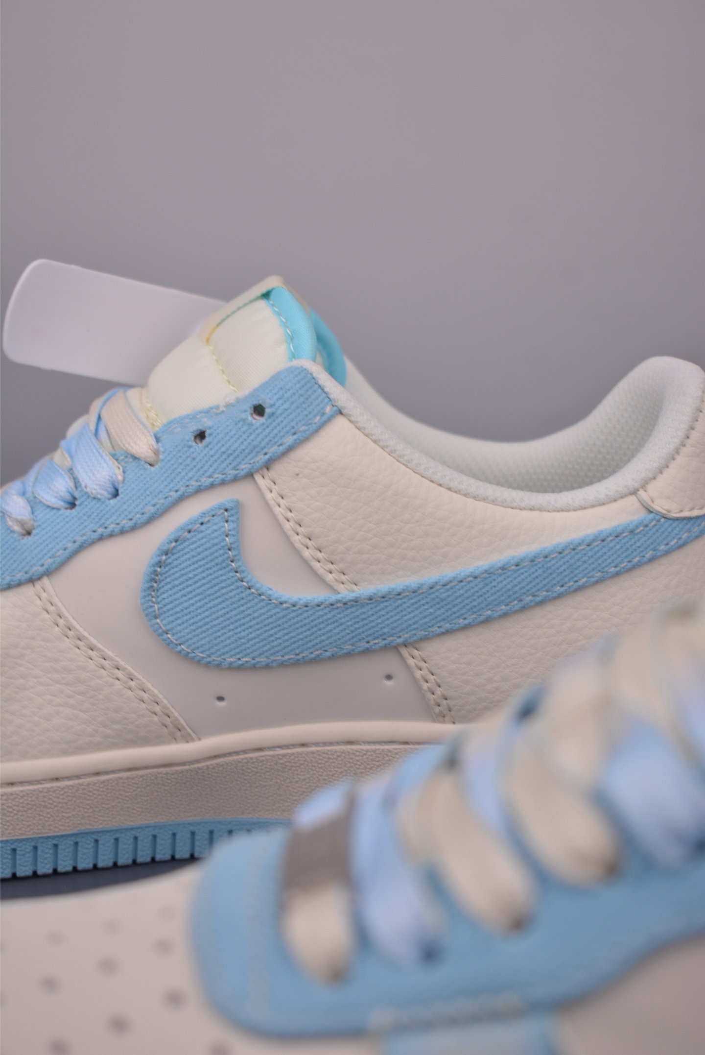 Nike Air Force 1 Low Stussy Cream Blue,Honeycomb Cushion,Men's/Women's Sizes 8 i1750289279246 6802 0 7
