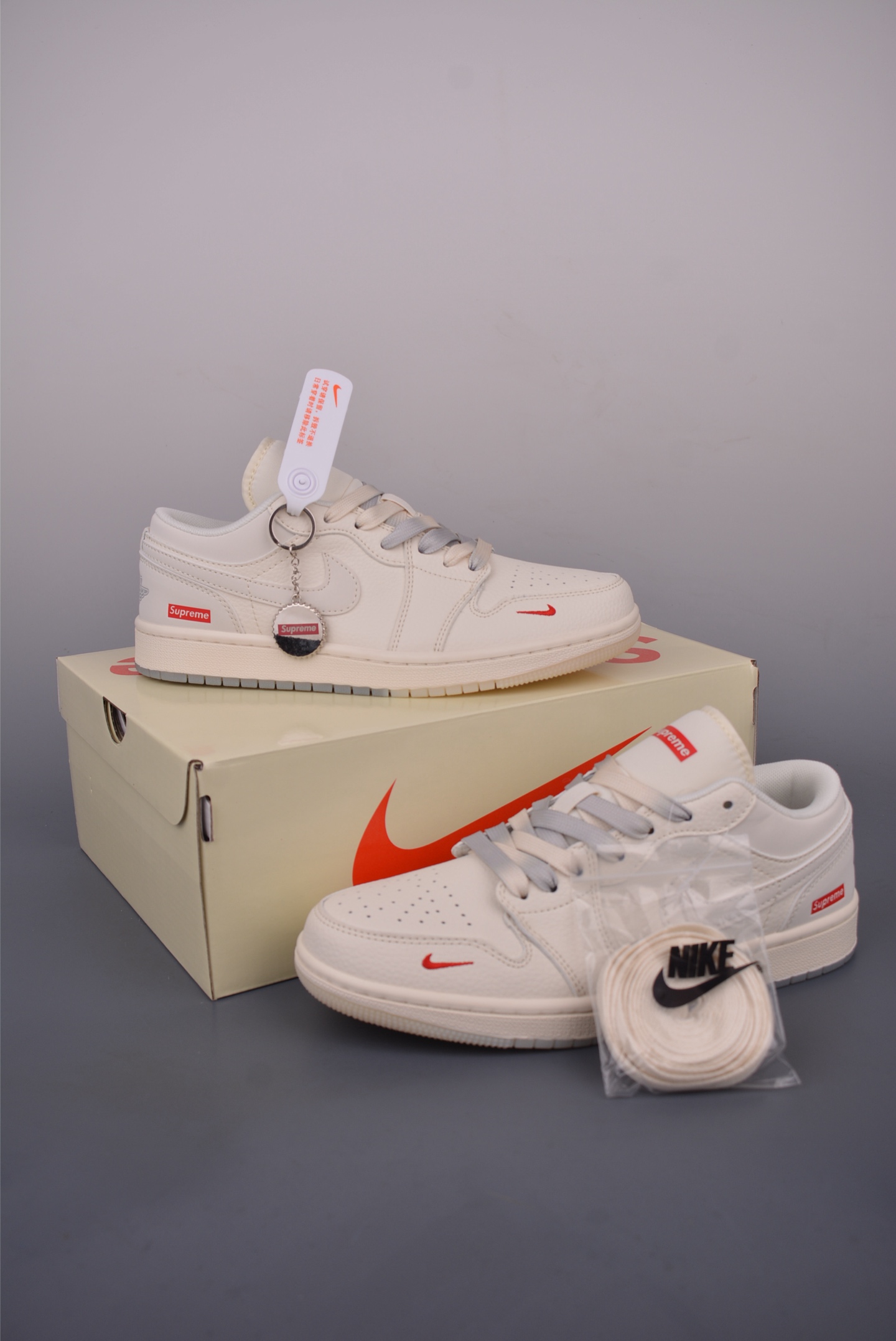 Nike Air Jordan 1 x Supreme Low-Top Sneakers - Premium Collaboration Edition 6 i1750289554424 2272 0 4
