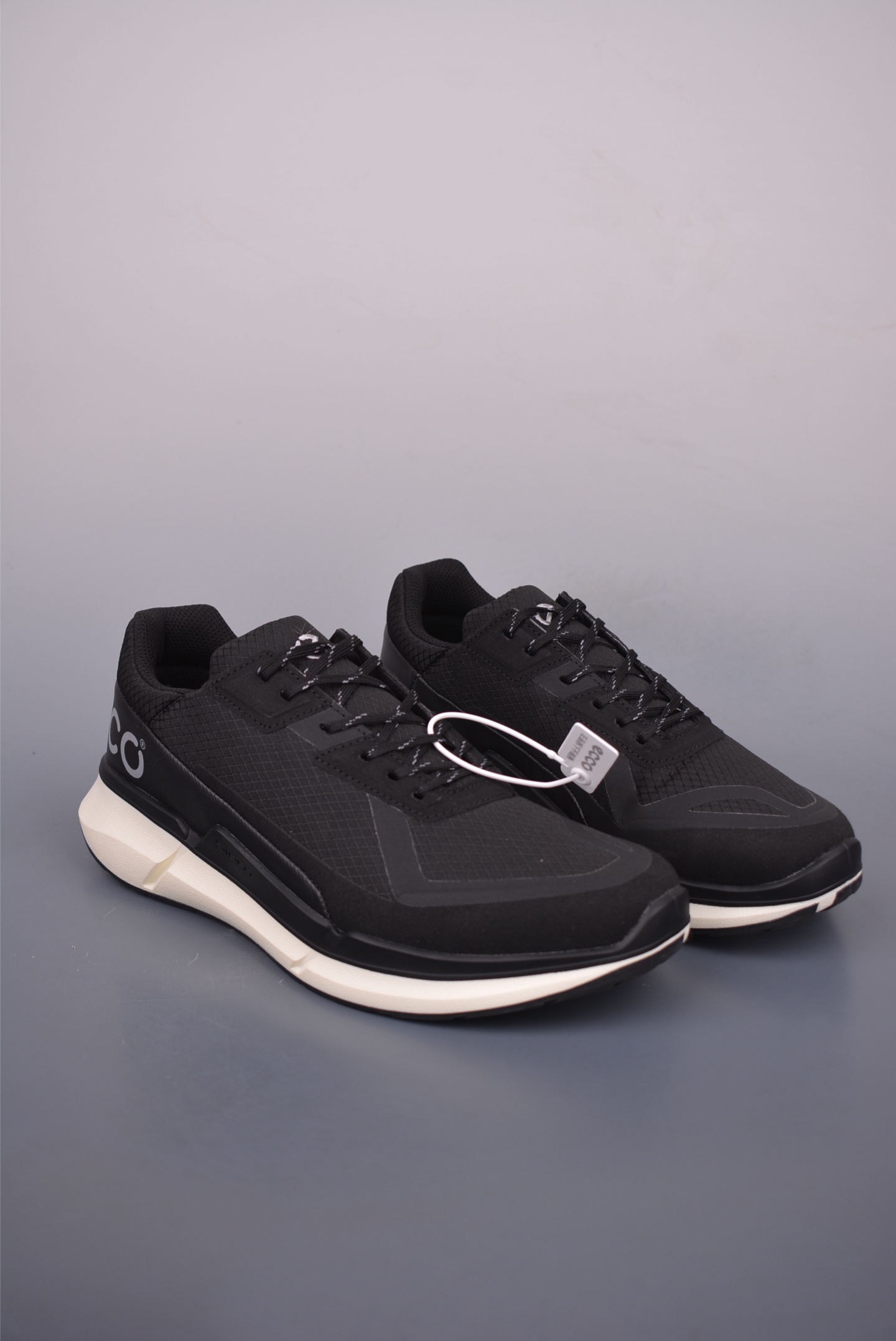 Ecco 2025 Men's Lightweight Street Sneakers - Premium Leather, Black 1 i1750370897894 4336 0 0