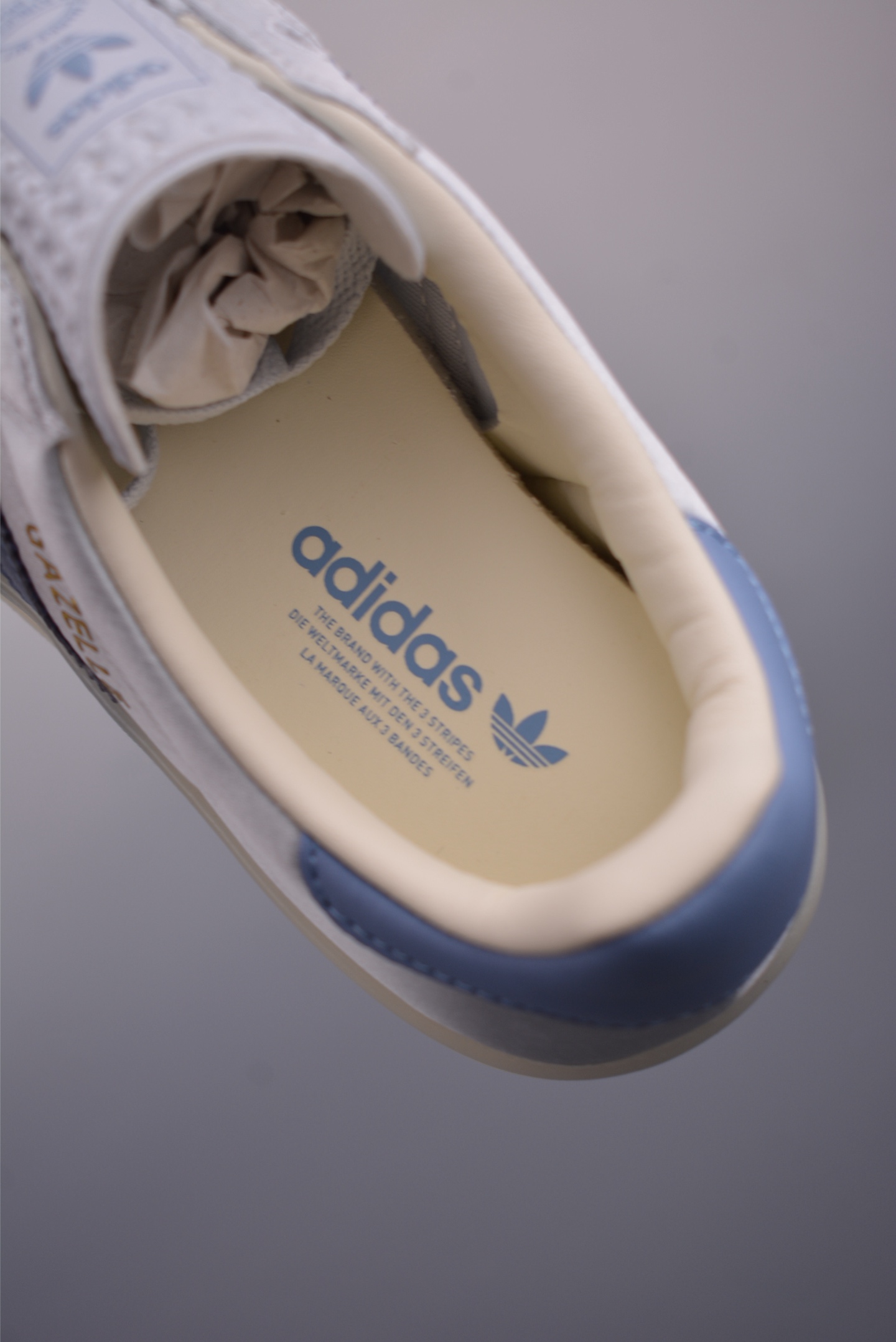 Adidas Originals Gazelle Indoor Low-Top Sneakers - Light Blue/White 9 i1750451593732 4566 0 8