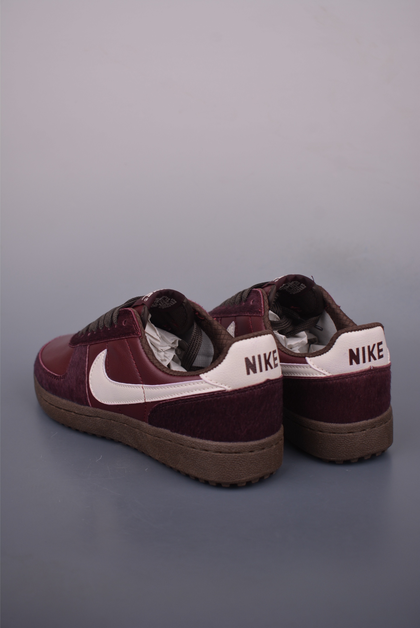 Nike Field General 82 Snake Skin Swoosh Burgundy Low-Top Casual Sneakers 3 i1750452493907 5614 0 1