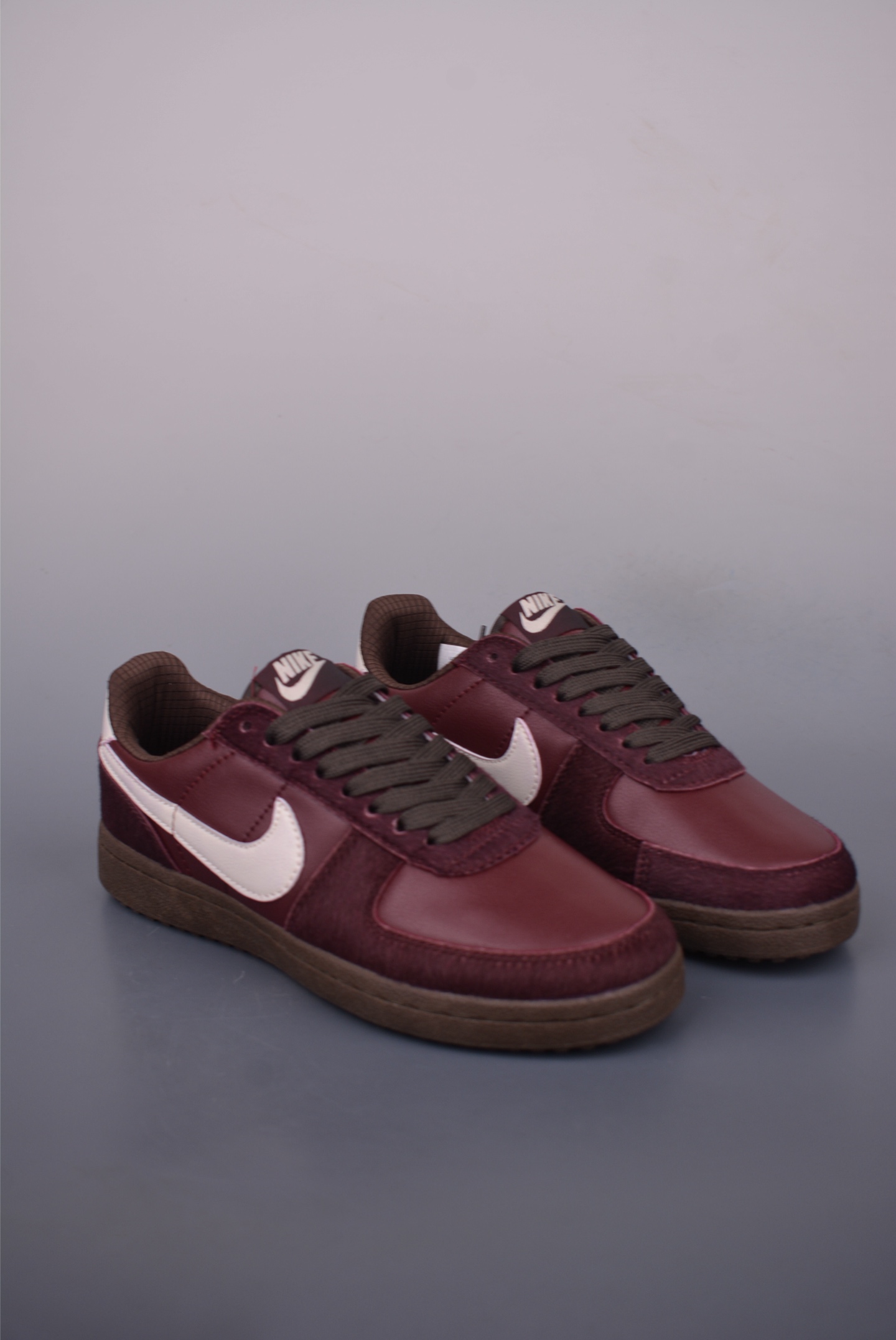 Nike Field General 82 Snake Skin Swoosh Burgundy Low-Top Casual Sneakers 2 i1750452495145 1469 0 0