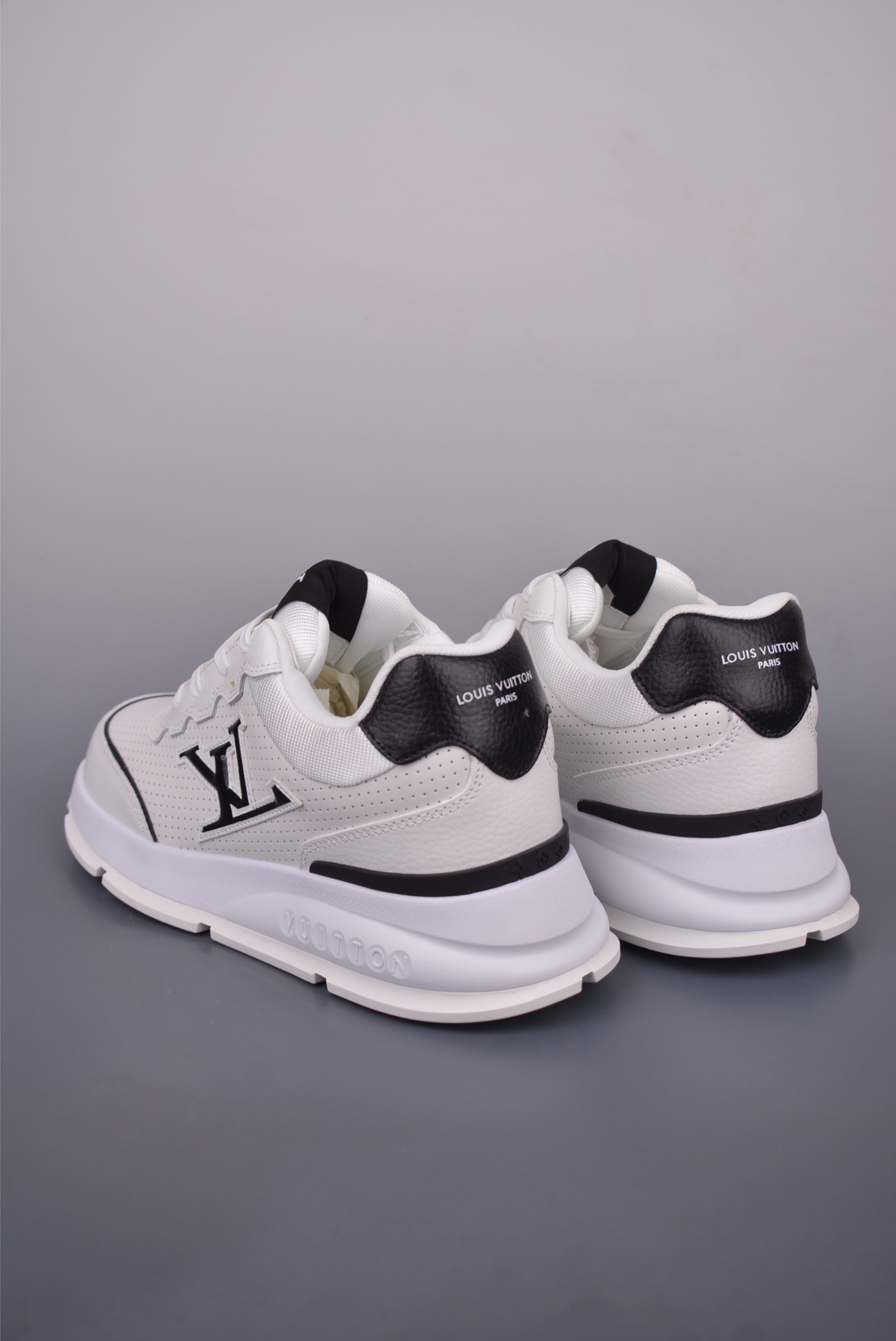 Louis Vuitton Trainer Sneaker Low White Leather,Sizes 36-45,Great Gift 2 i1750460373253 6444 0 1