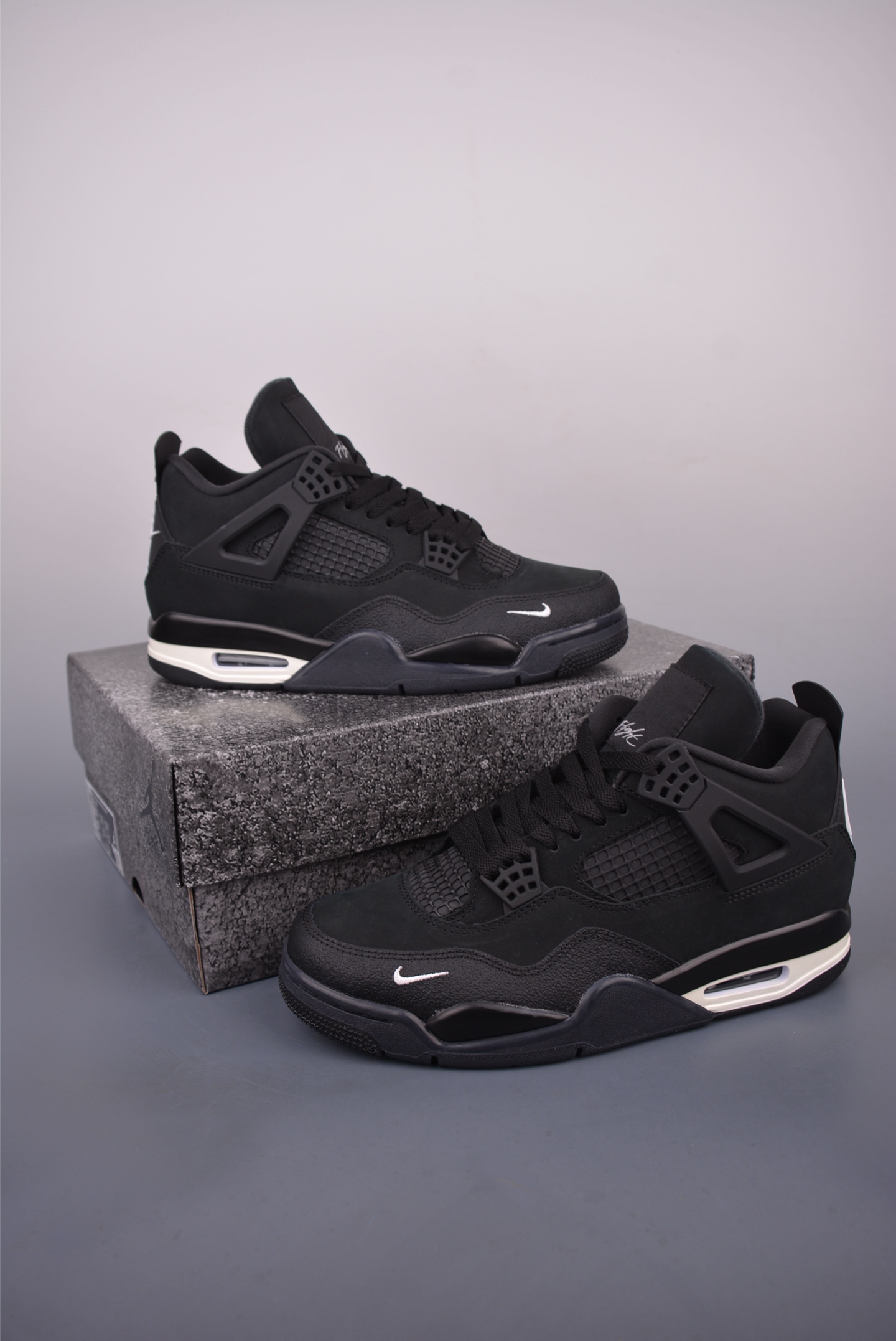 Nike Air Jordan 4 Retro Nigel Sylvester Black Size 36-47.5 HF4340-001 6 i1750539940119 4837 0 4