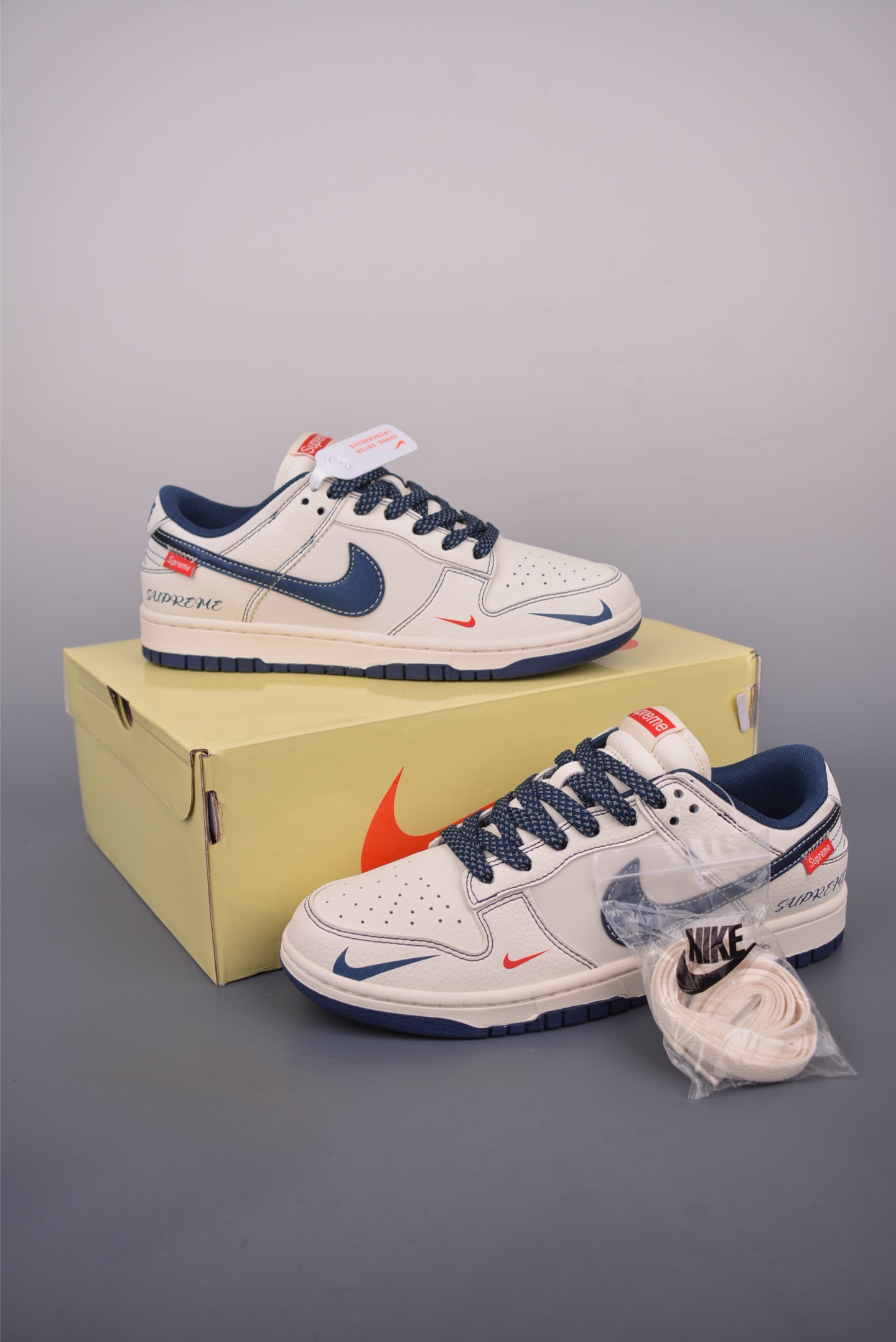 Nike SB Dunk Low Supreme Collab Premium Leather Sneakers - Various Sizes 5 i1750541950776 6777 0 4