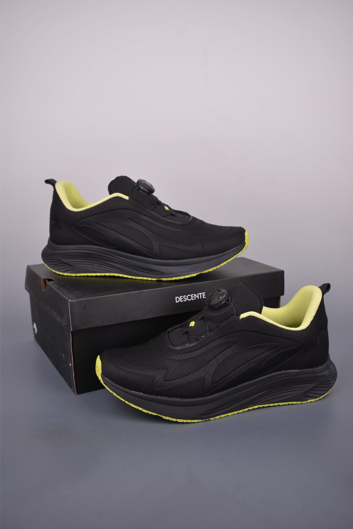 360 DESCENTE迪桑特 DUAITE KNIT广东纯原版本 时尚休闲运动覆盖防水男子越野跑鞋 D3331LSN27