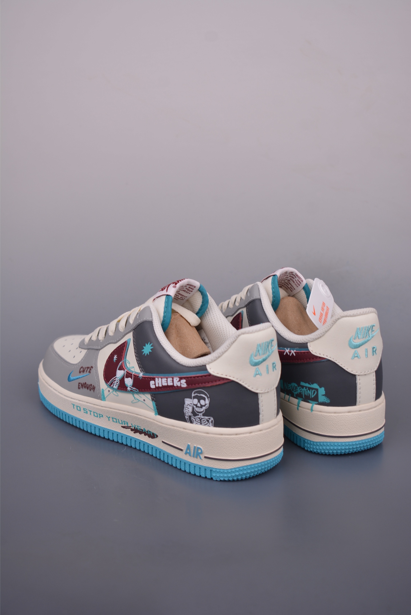 260 Nike Air Force 1 Low 戒酒骷髅 LJ2288-666