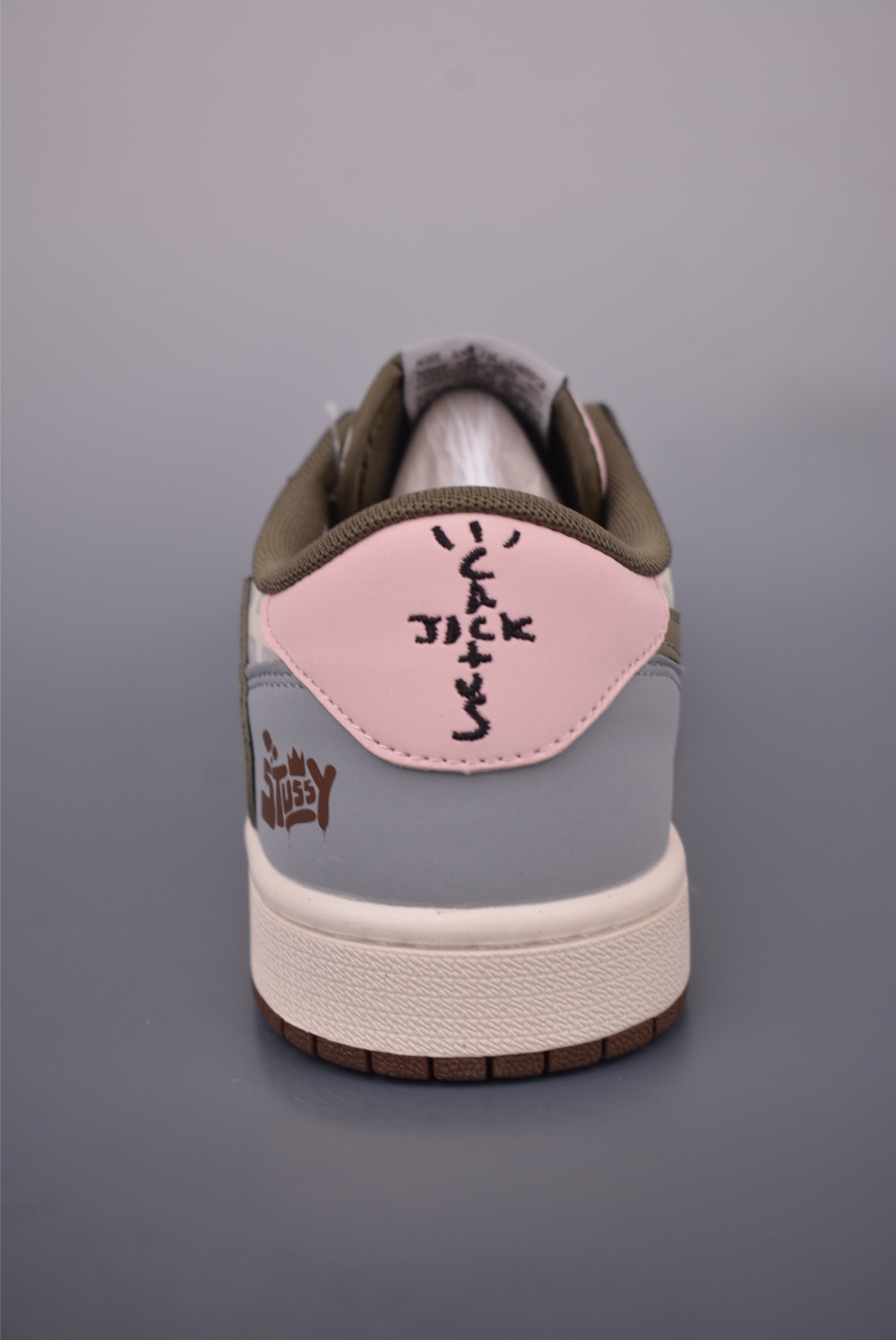 260 Fragment x Travis Scott x Stussy Air Jordan 1 Low 三方联名倒钩 XD0798-303