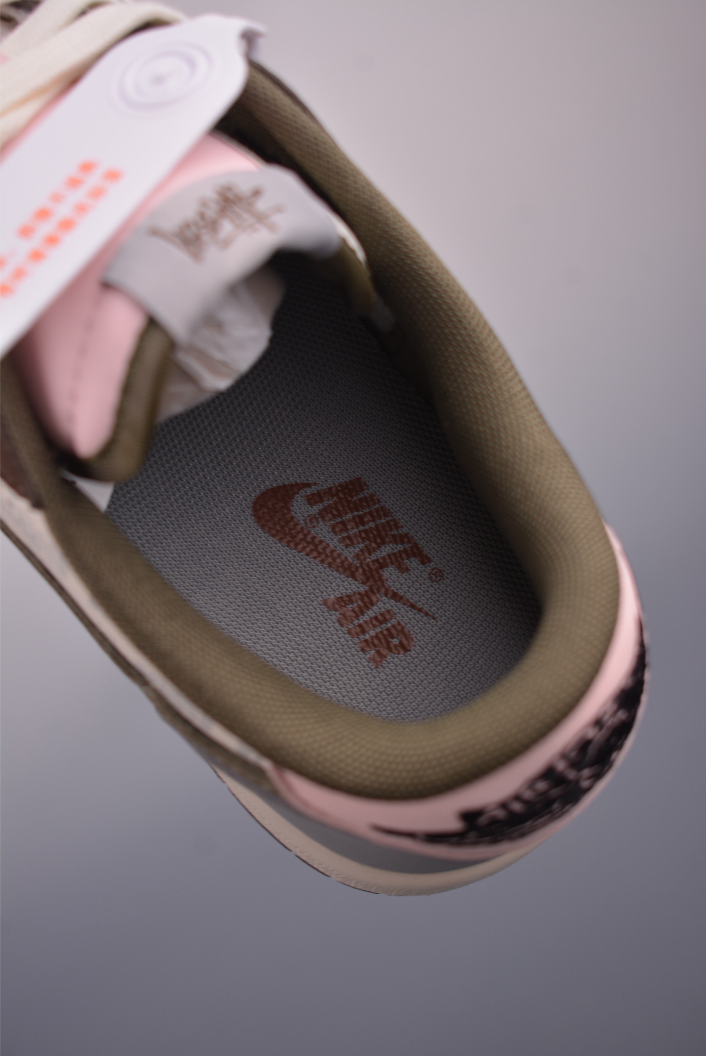 260 Fragment x Travis Scott x Stussy Air Jordan 1 Low 三方联名倒钩 XD0798-303