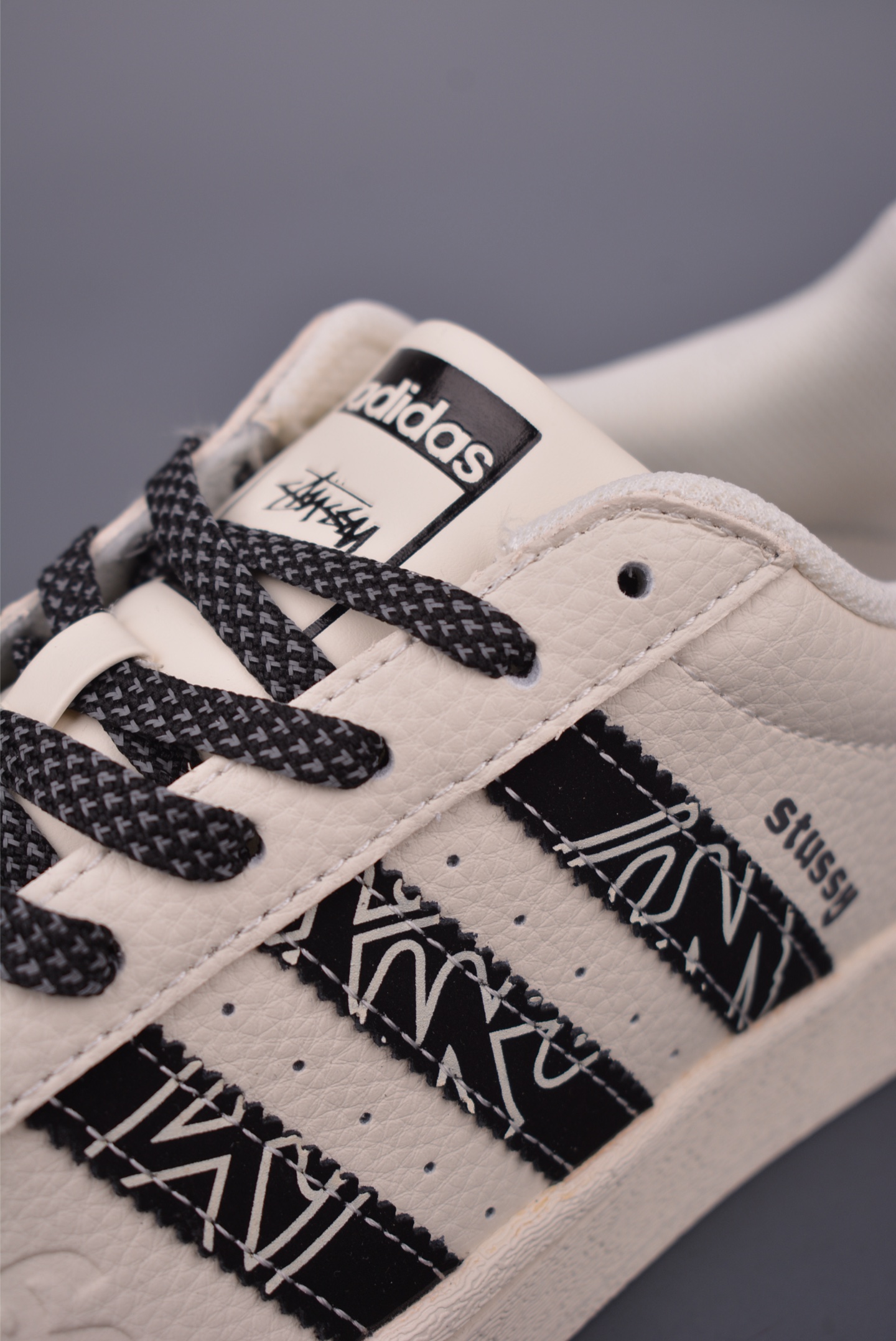 Adidas Originals Superstar 2025 x Stussy Collaboration White Black Shoes 7 i1750628995322 8831 0 6