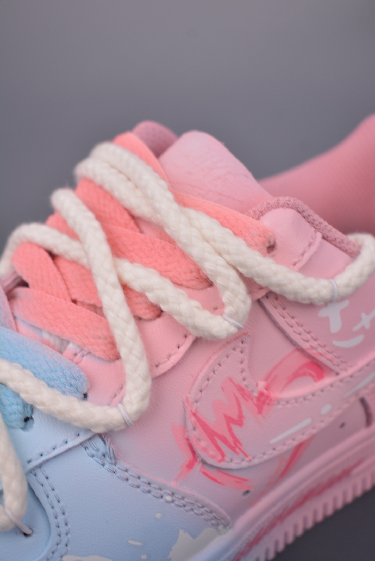 Nike Air Force 1 Low Pink Blue Spider Heart Shoes - Authentic Style 7 i1750716243621 3712 0 6