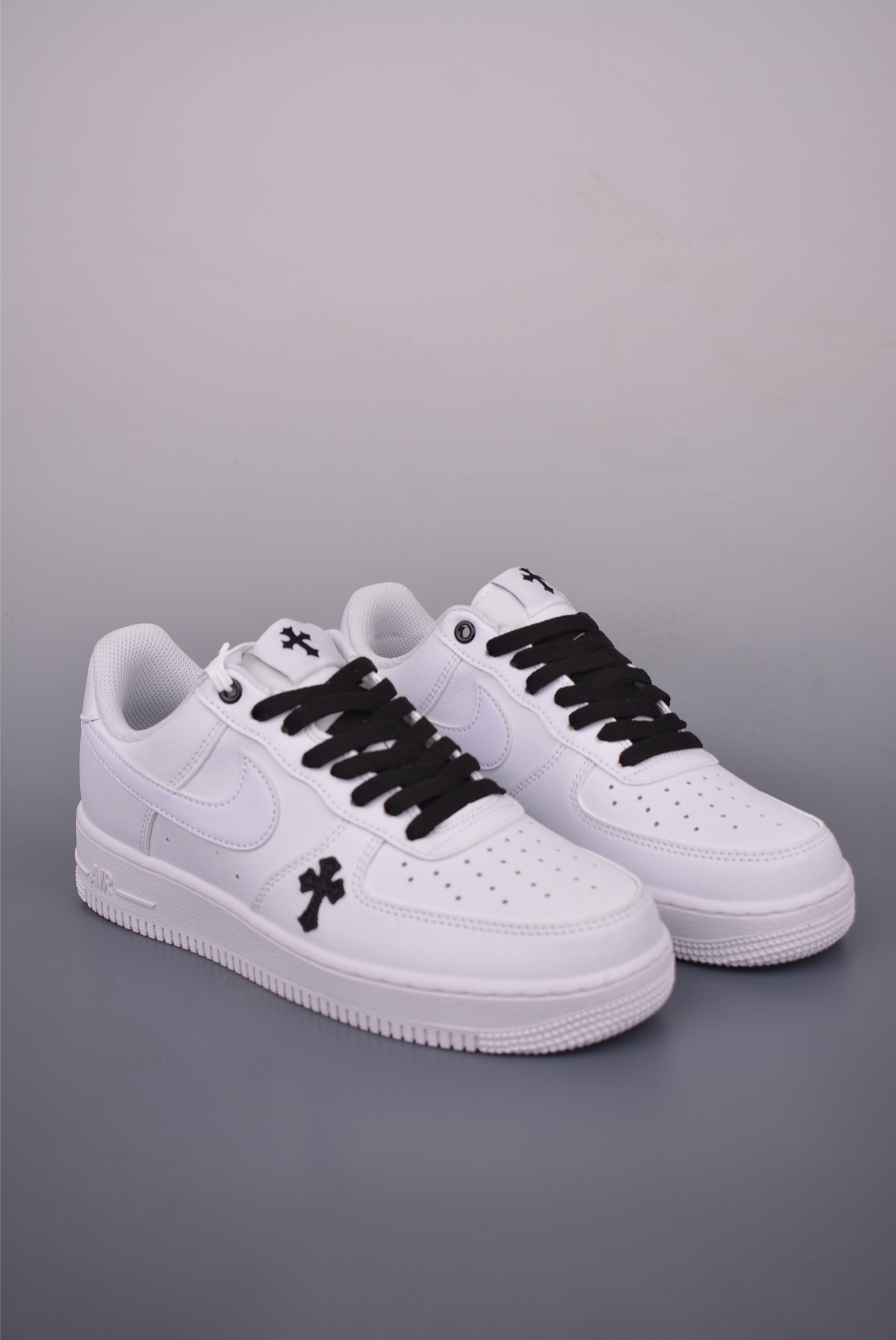 Nike Air Force 1 Low Chrome Hearts - Premium Leather Sneakers 2 i1750716316561 7102 0 0