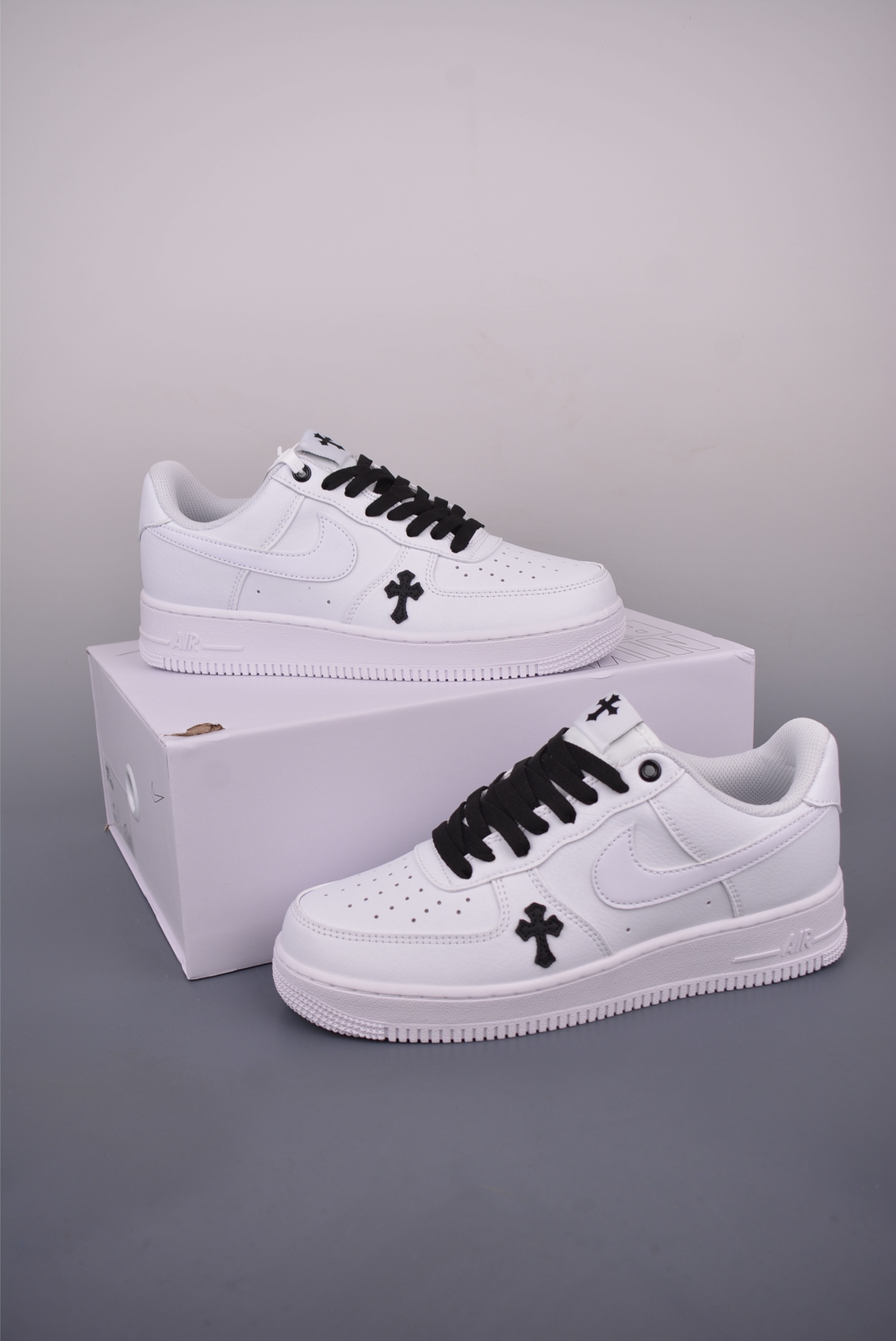 Nike Air Force 1 Low Chrome Hearts - Premium Leather Sneakers 6 i1750716320599 4849 0 4