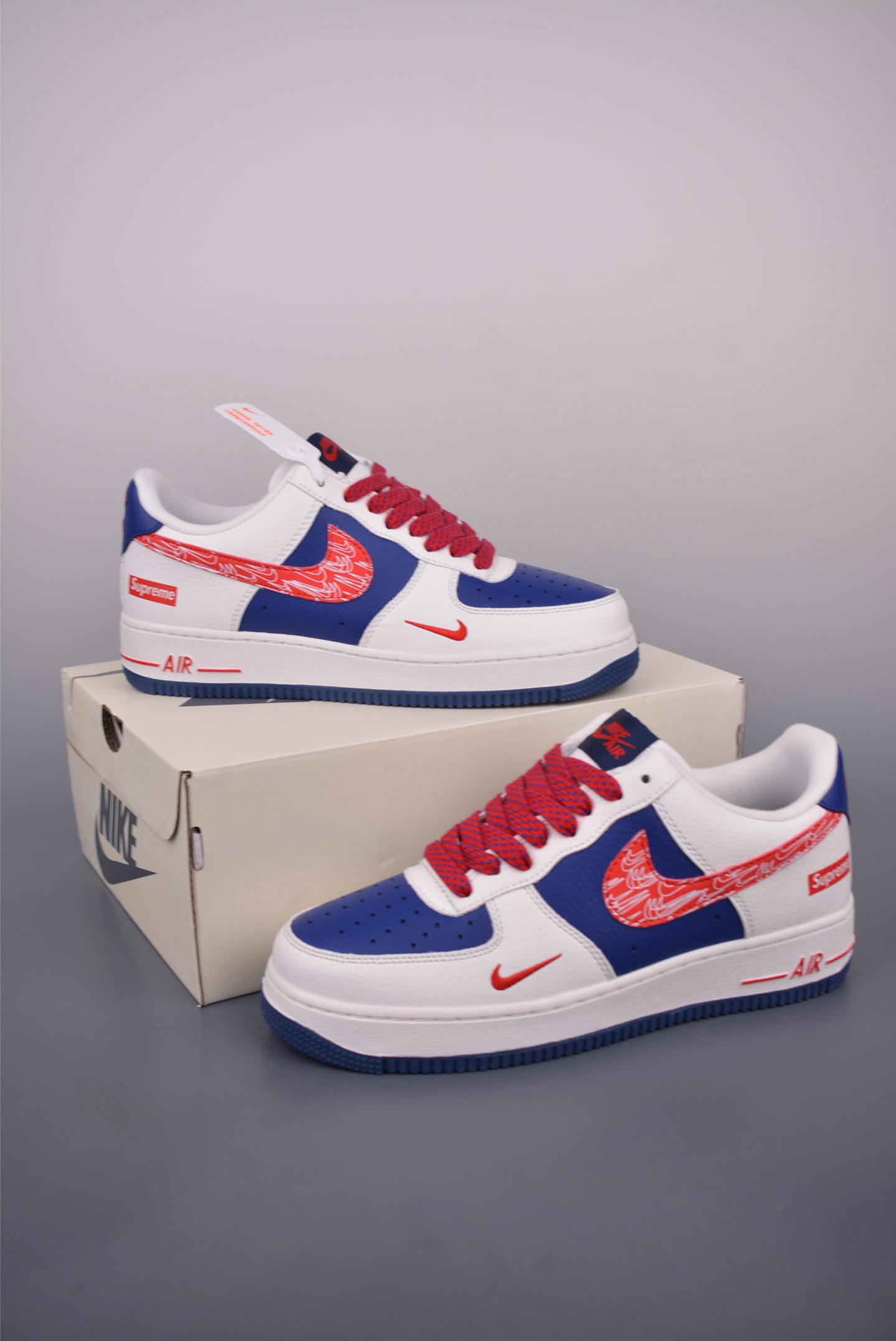Nike Air Force 1 Low Supreme Collab: Original Design, Comfortable, All Sizes 6 i1750797336220 188 0 4