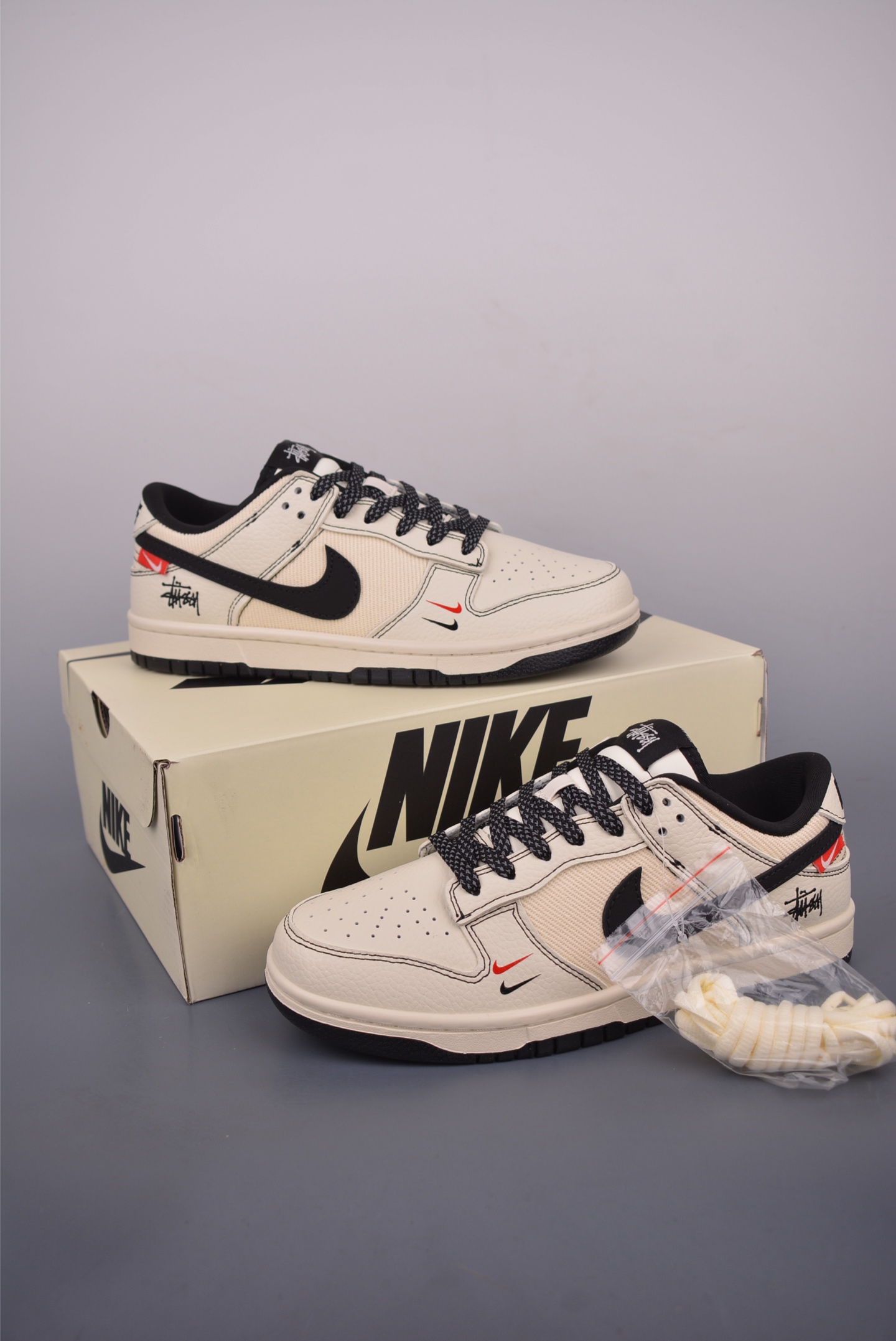 Nike SB Dunk Low Stussy Cream Sneakers - Premium Quality & Comfortable Fit 6 i1750798625374 6262 0 4