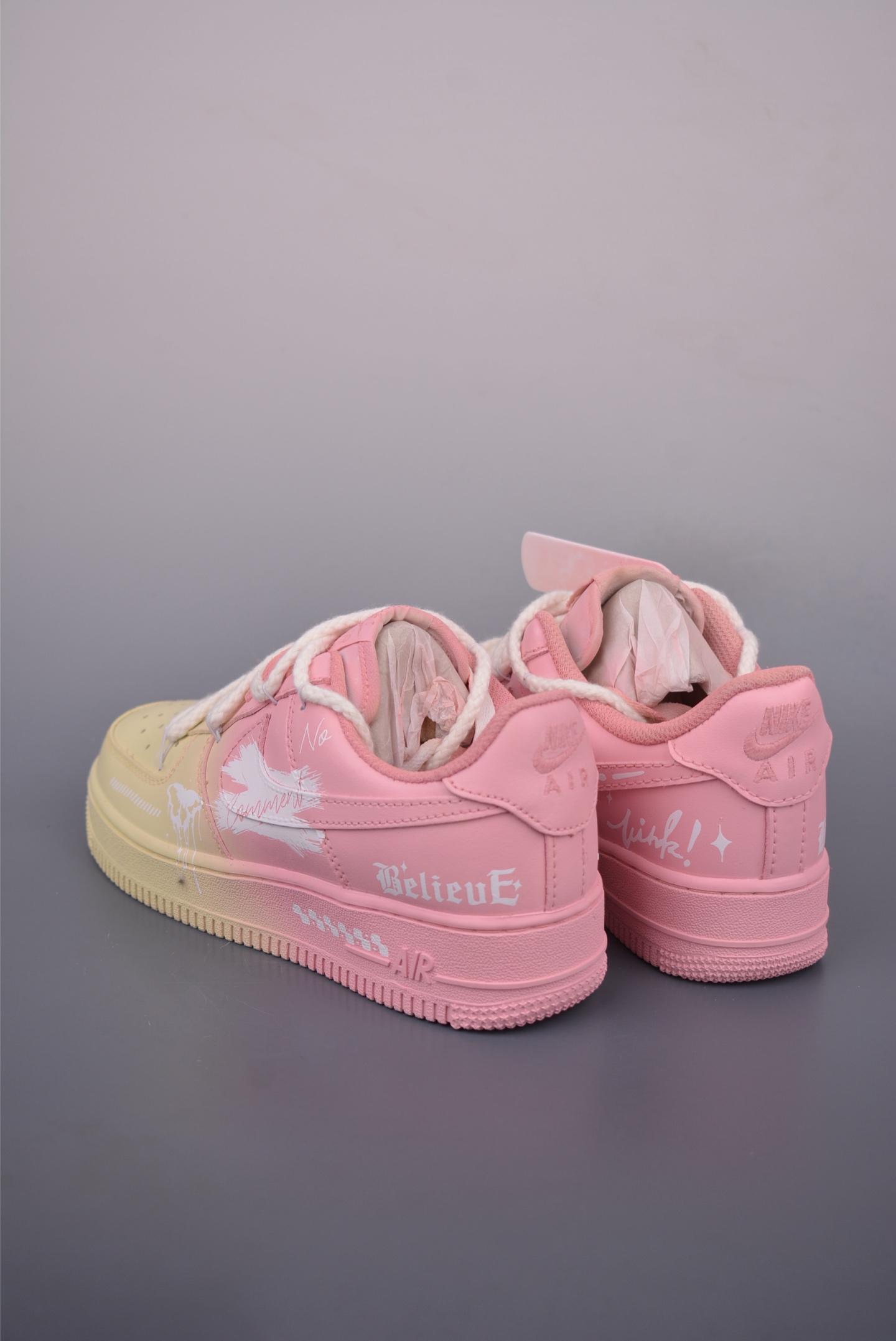 Nike Air Force 1 Low Pink Yellow Graffiti Sneakers - Original Edition 3 i1750884587541 7917 0 1