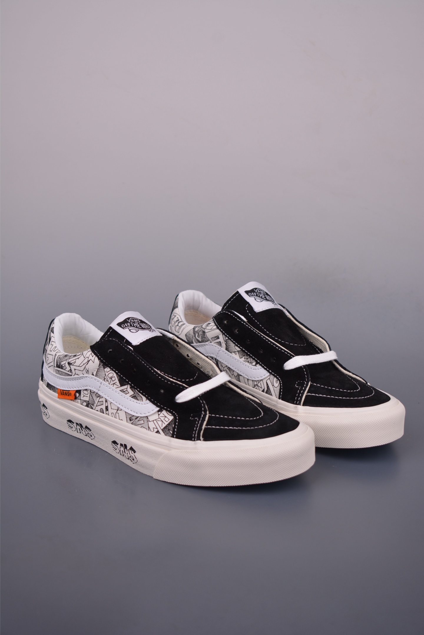Vans Sk8-Low x SNS Black and White Graffiti Sneakers - Venice Beach Theme 1 i1750884791735 7299 0 0