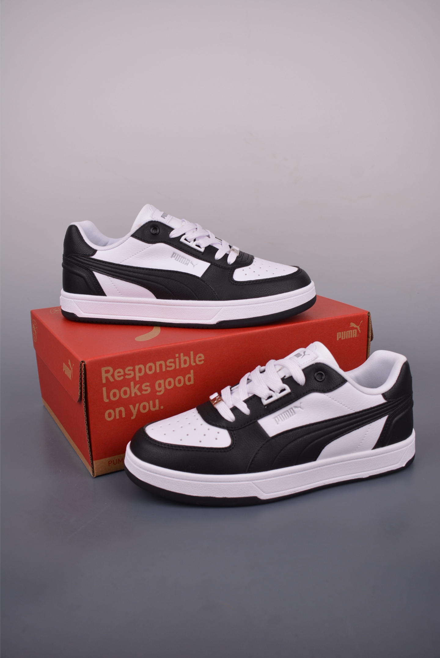 PUMA Caven 2.0 Lux Low-Top Sneakers: Lightweight, Slip-Resistant, and Stylish 5 i1750885806422 3346 0 4
