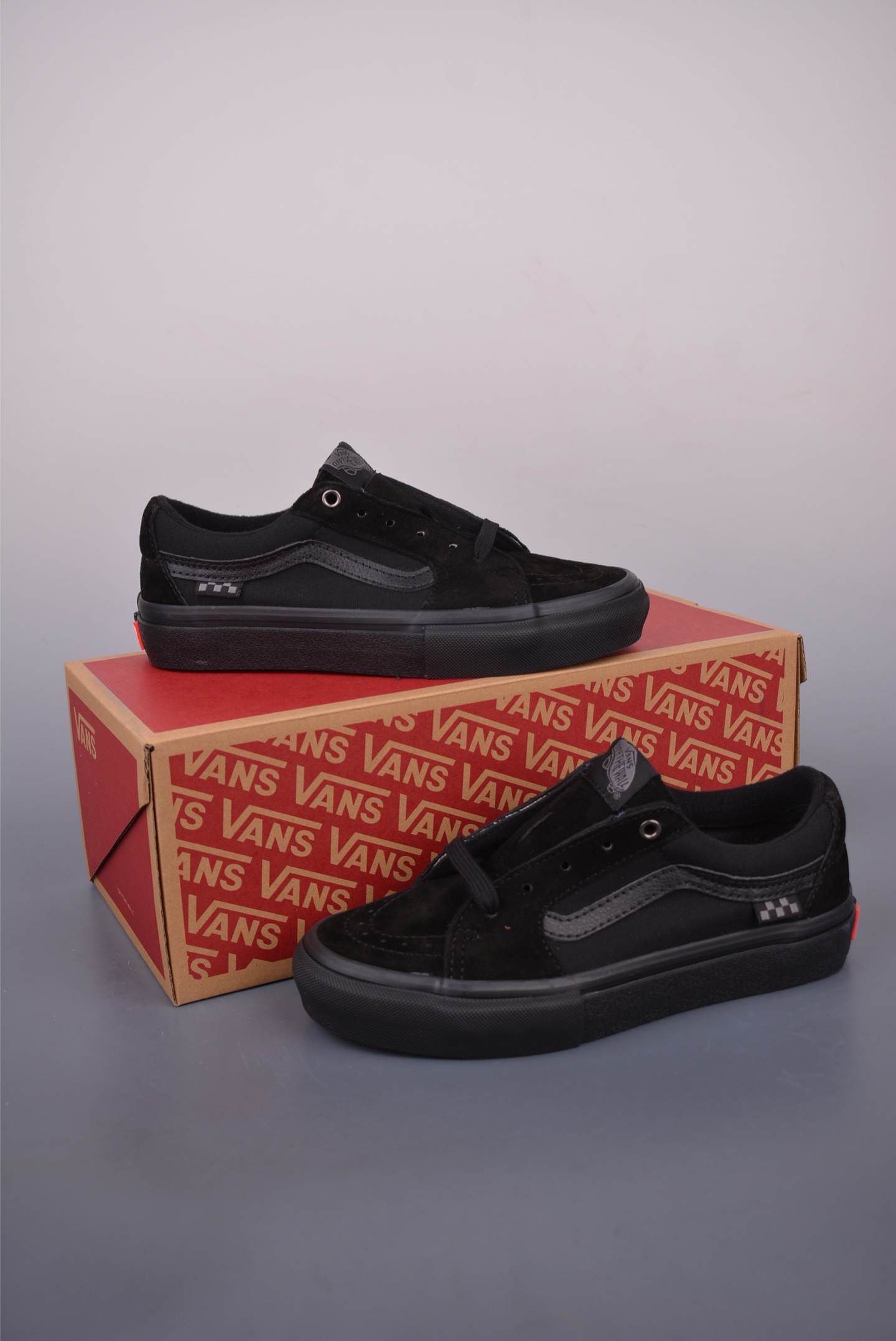 Vans SK8-Low Blackout Sneakers - Low Top Canvas Shoes - VN0A4U3EY28 5 i1750970261716 8041 0 4