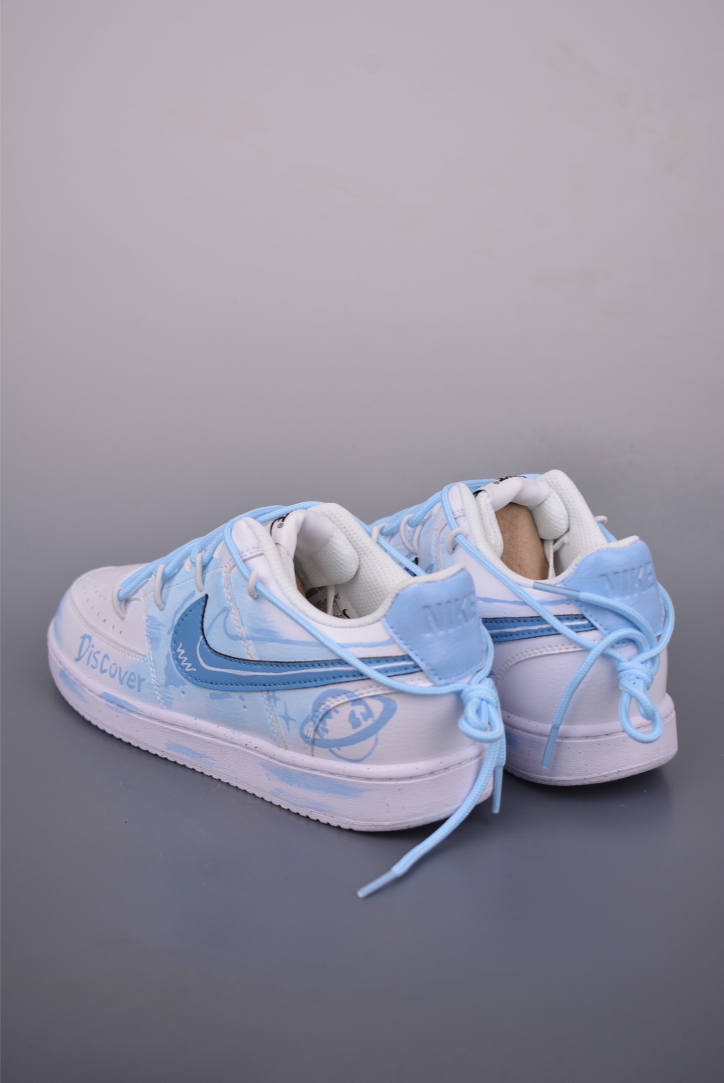 Nike Court Vision Low Hand-Painted Sneakers Graffiti Casual Shoes - Versatile 3 i1750970624467 6098 0 1