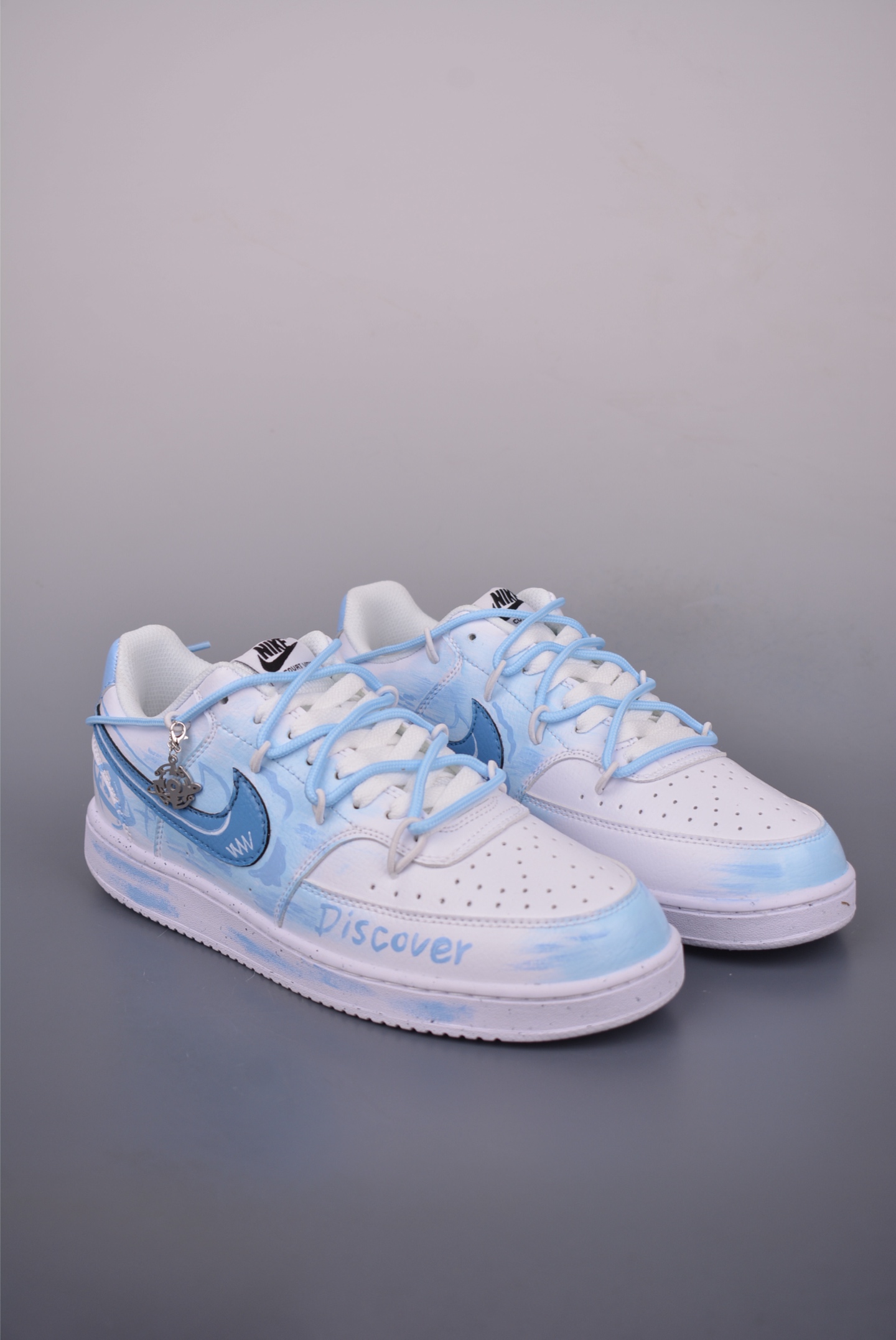 Nike Court Vision Low Hand-Painted Sneakers Graffiti Casual Shoes - Versatile 2 i1750970624524 9913 0 0
