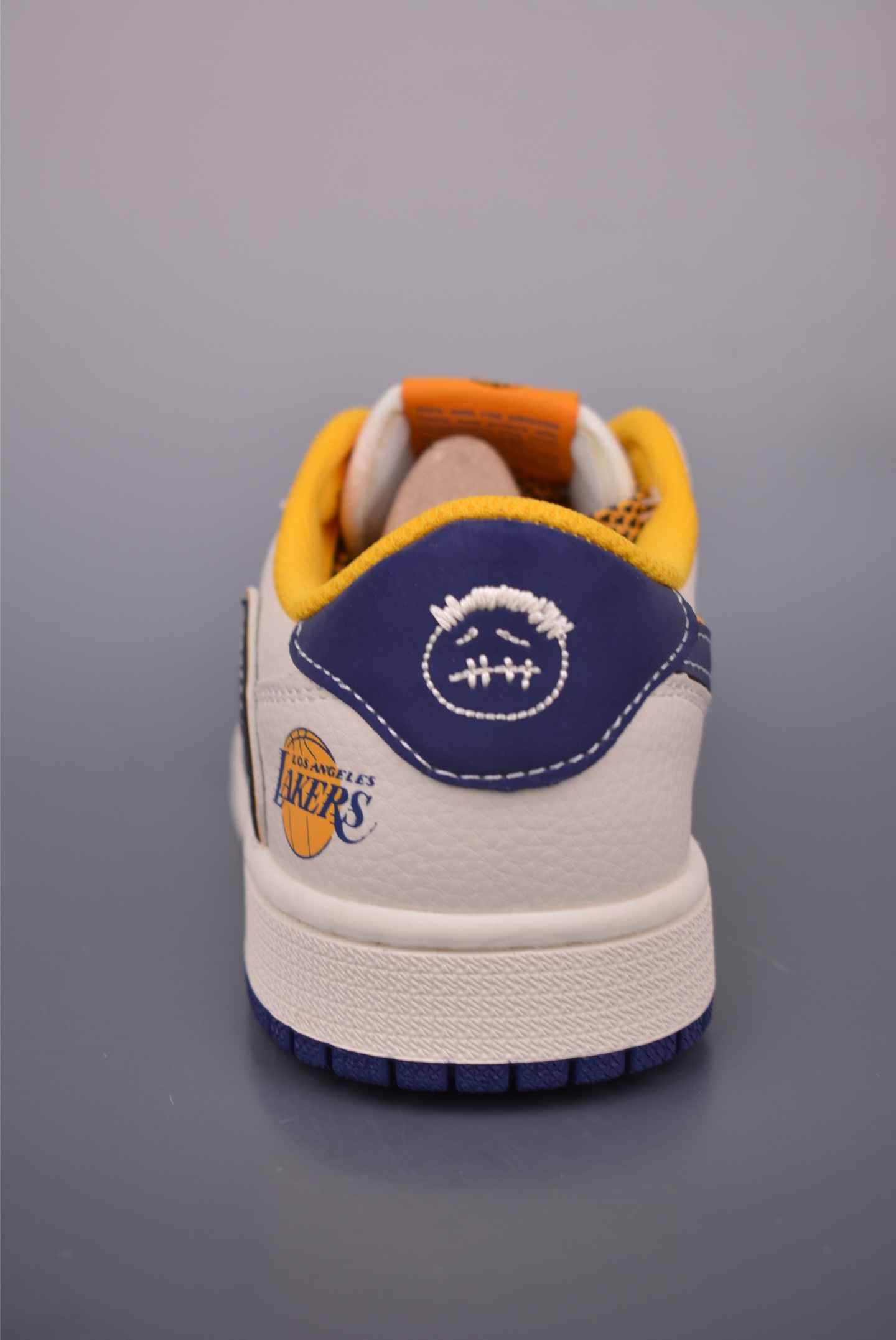 Nike Air Jordan 1 Low Lakers, Off White/Navy/Yellow, Men's Shoes 5 i1750972202768 2745 0 3
