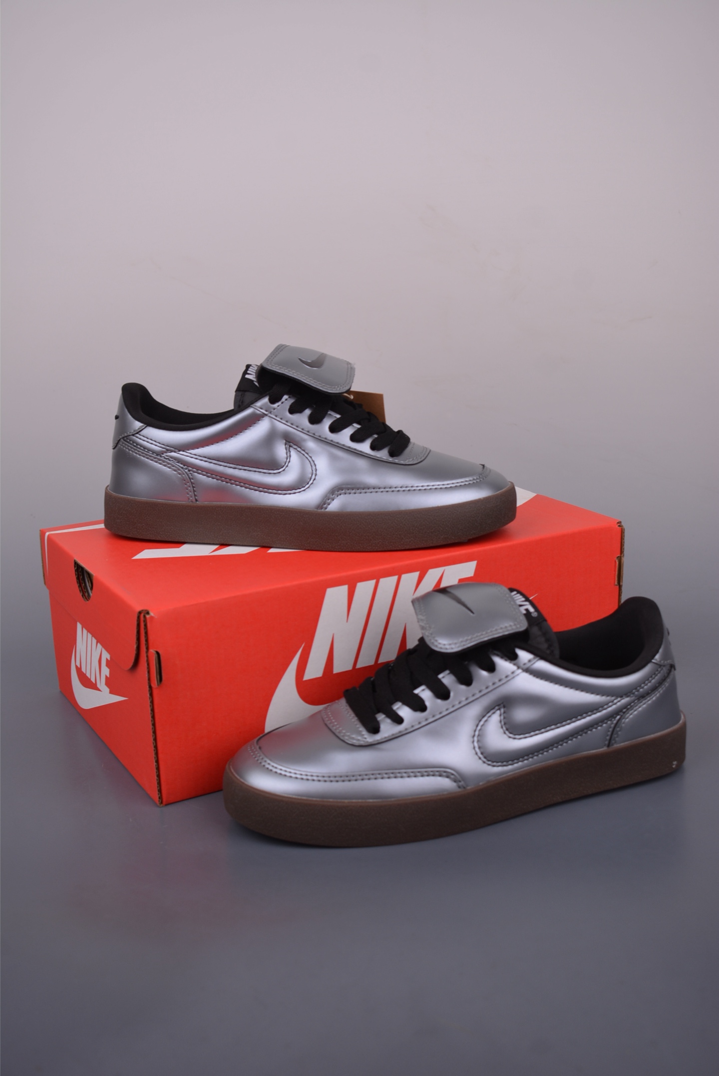 Nike Killshot II Leather Sneakers - Silver/Black, Casual Versatile Style 5 i1751059817702 4623 0 4
