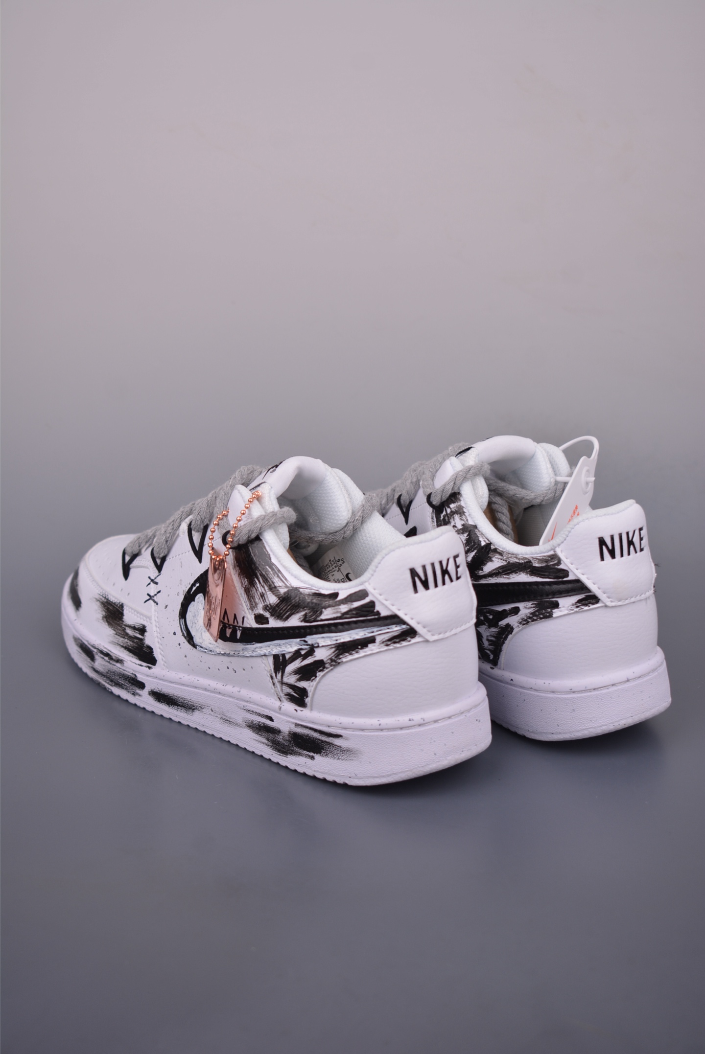 Nike Court Vision Low Hand-Painted Graffiti Sneakers - Comfortable and Stylish 2 i1751060038289 8855 0 1