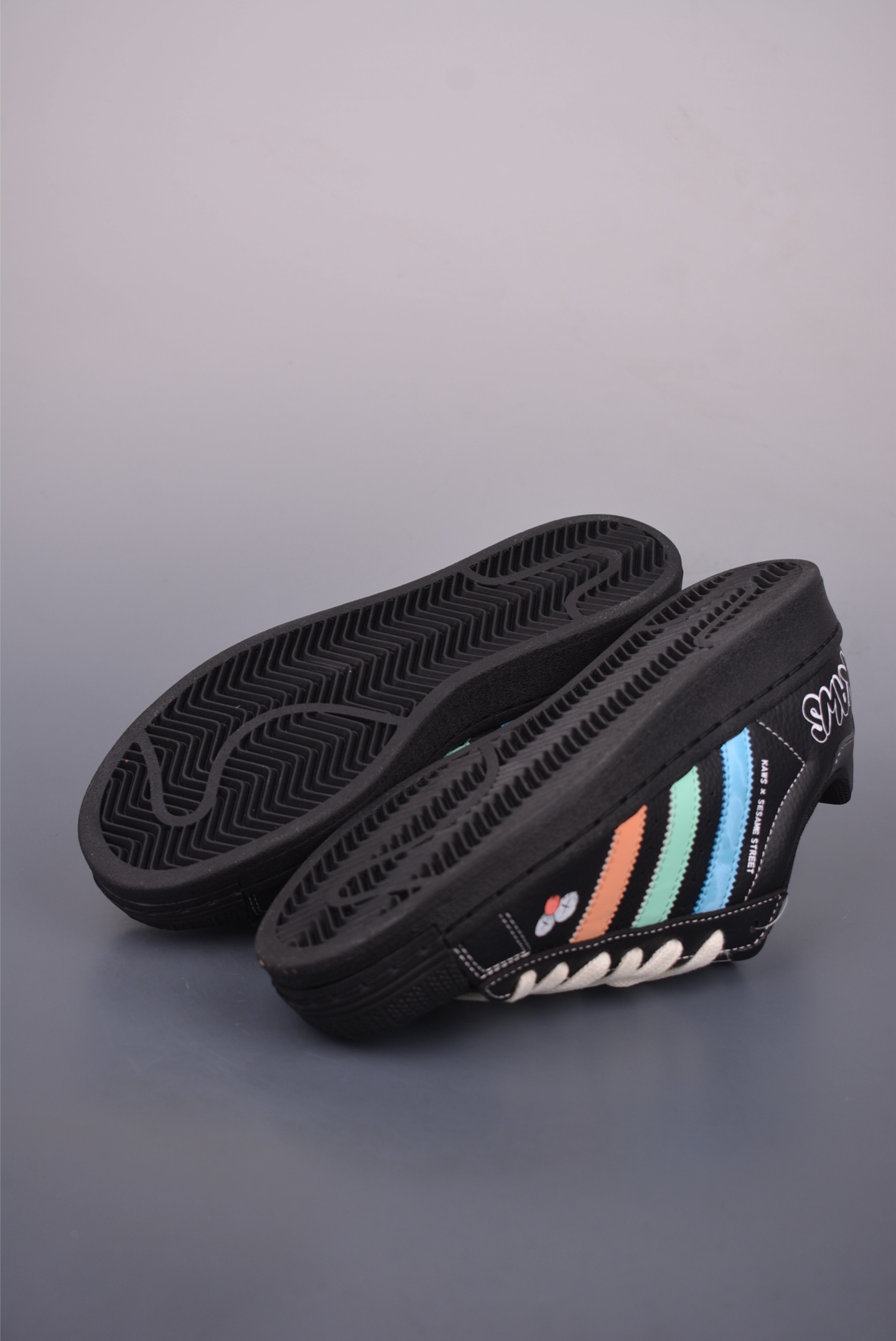 Adidas Originals Superstar x Sesame Street Black Leather Sneakers 4 i1751060485118 9721 0 2